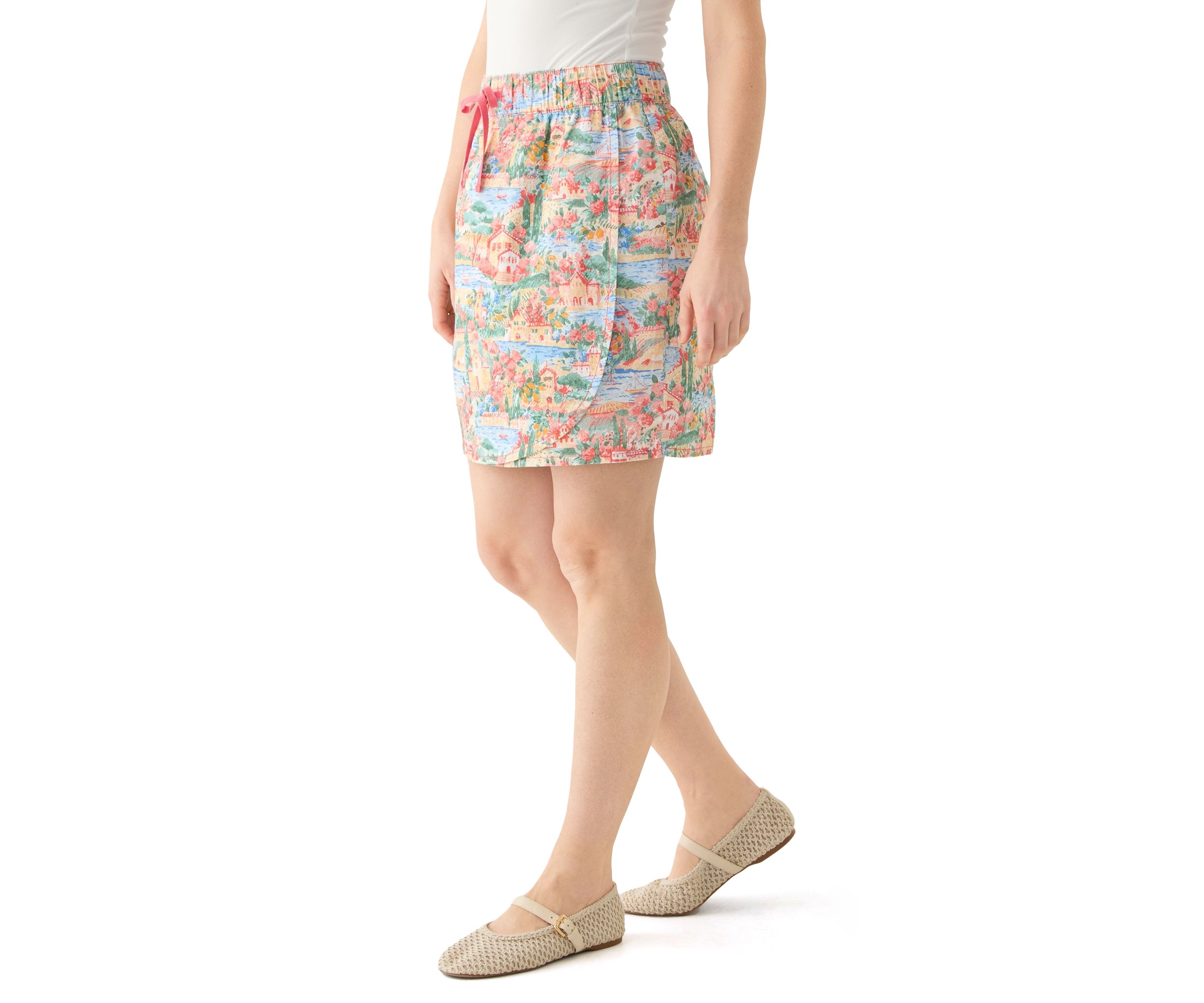 Womens Sheeting Skort
