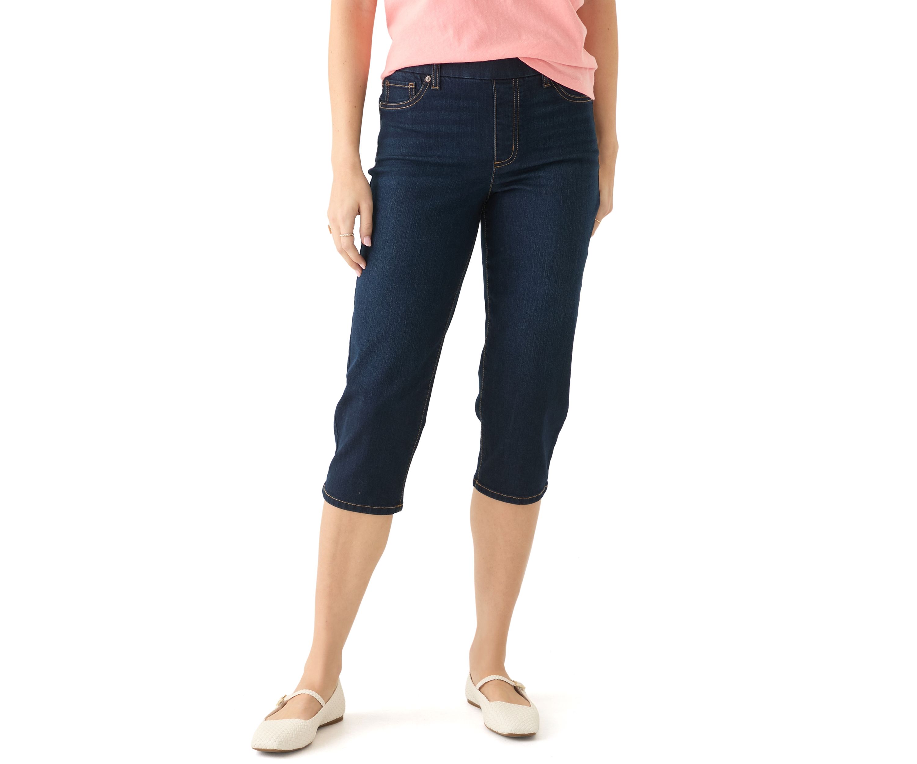 Womens Denim Capri Pants
