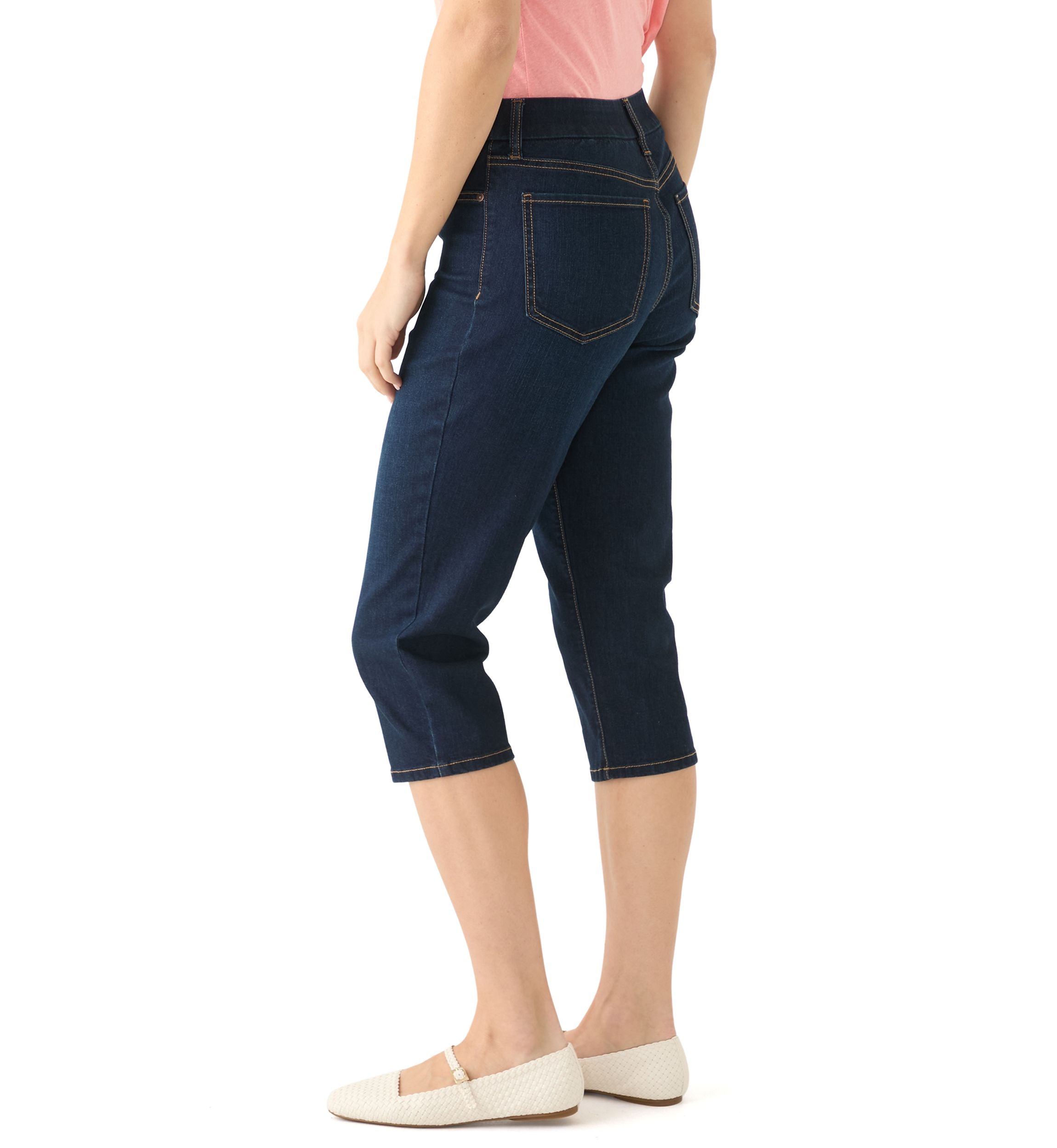 Womens Denim Capri Pants
