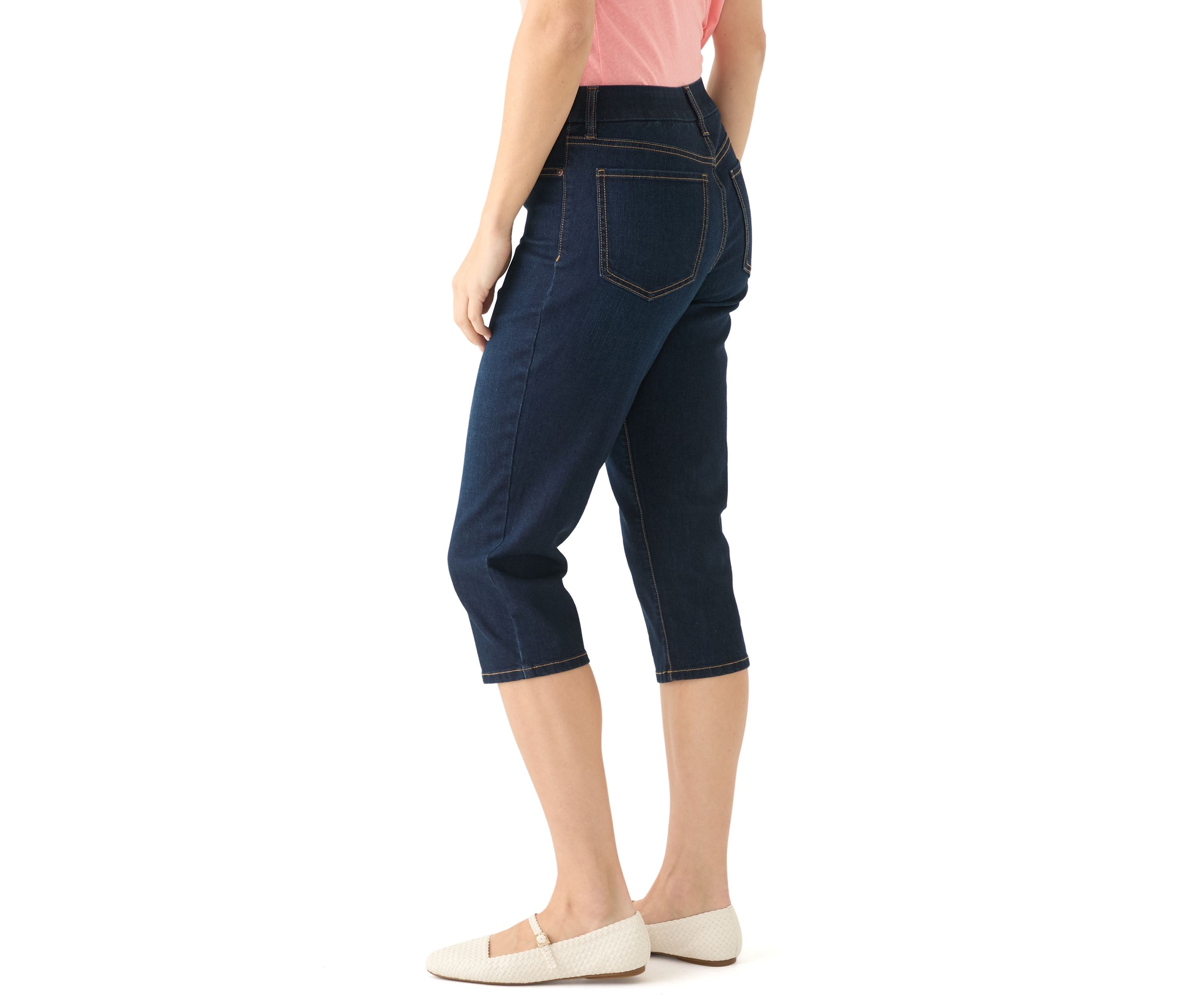Womens Denim Capri Pants