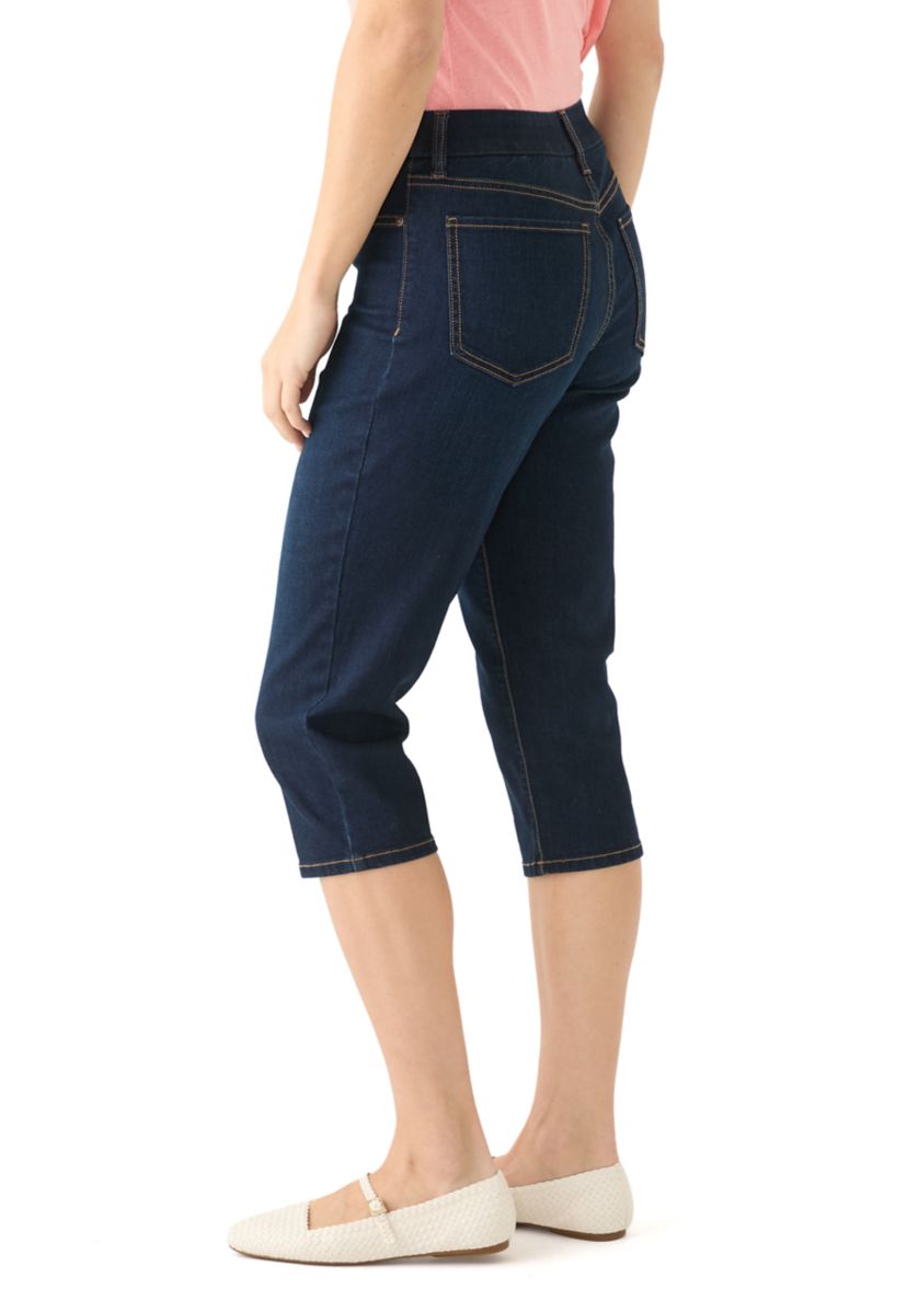 Womens Denim Capri Pants