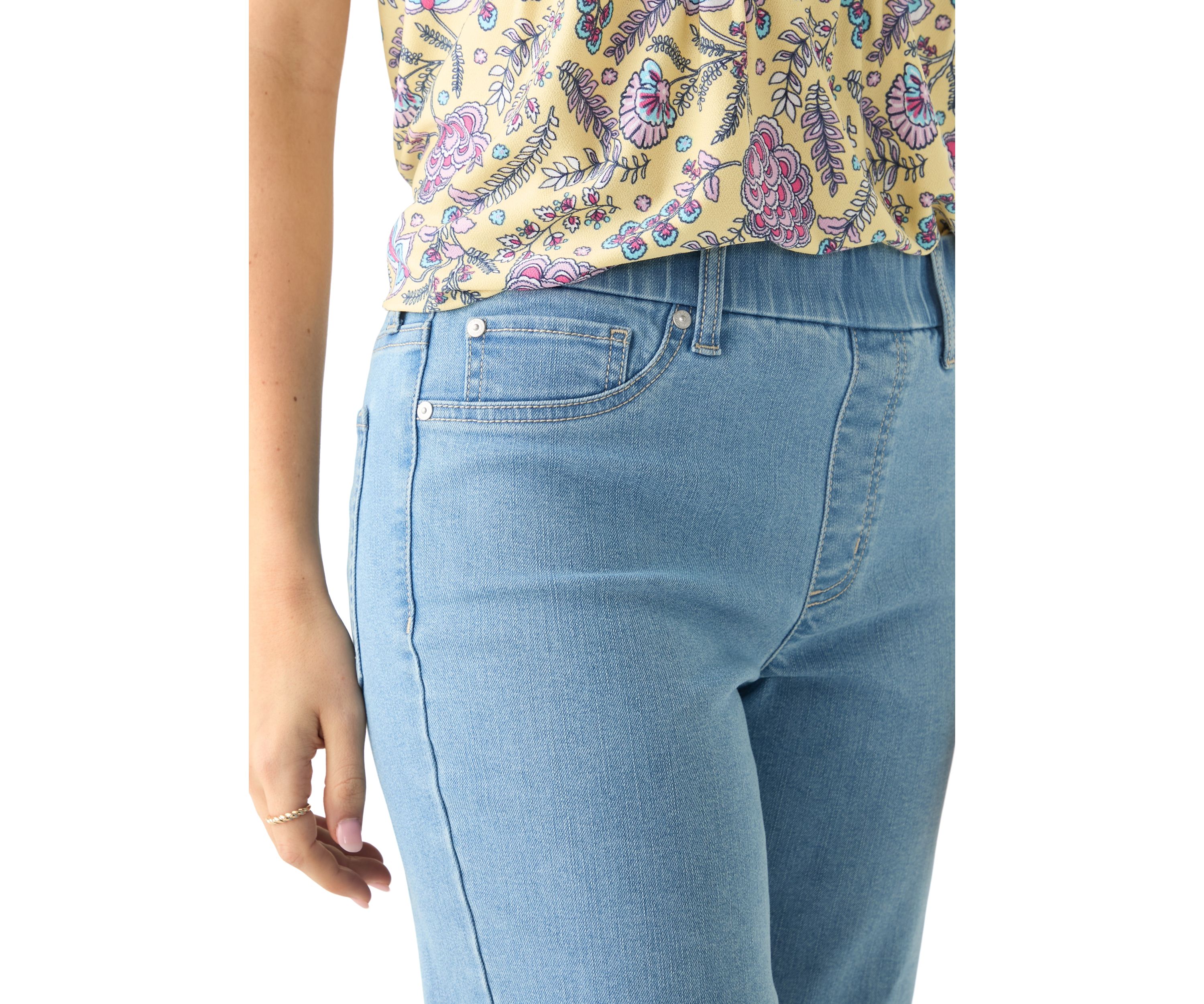 Womens High Rise Bermuda Shorts