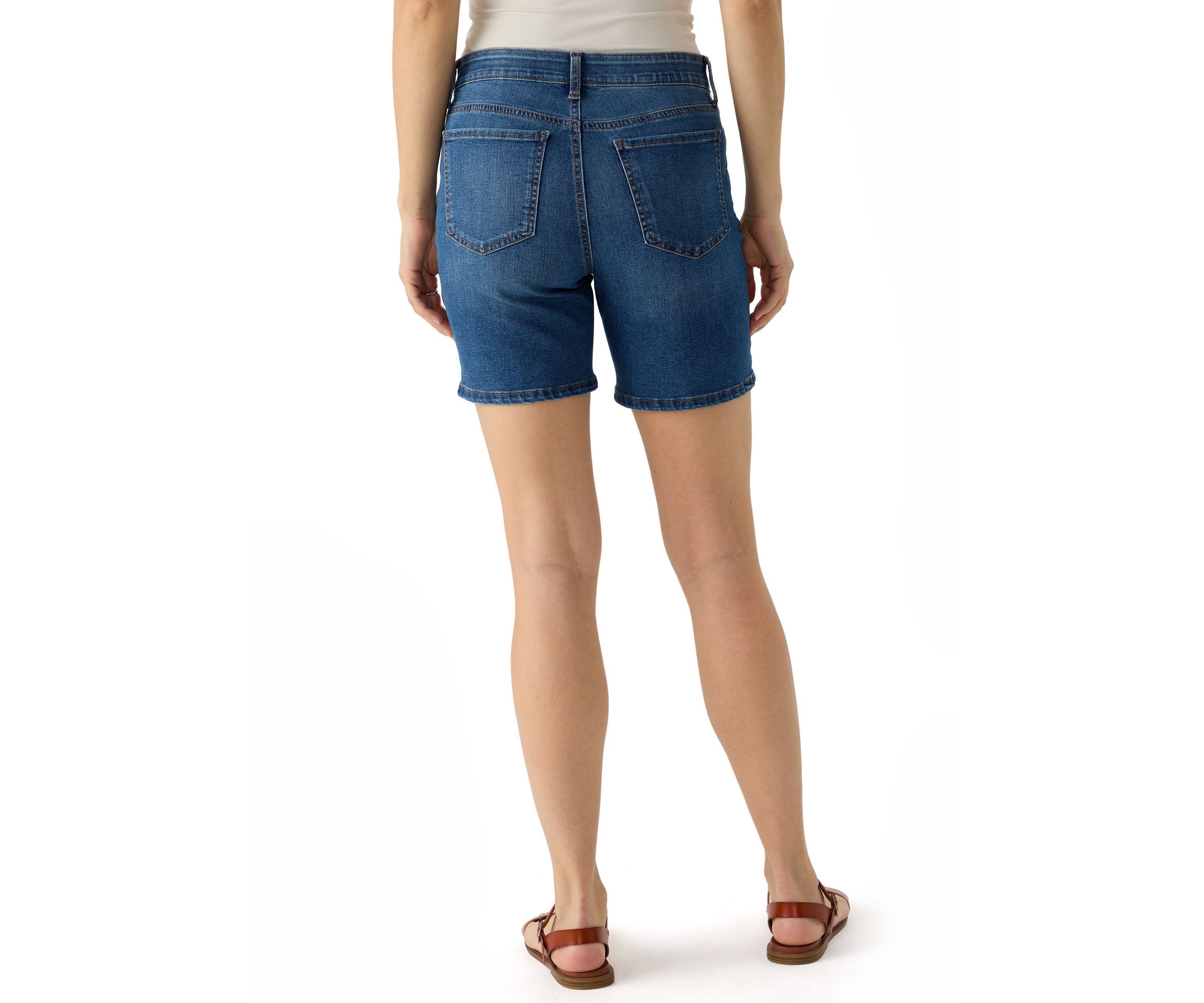 Womens 5-Pocket Denim Shorts
