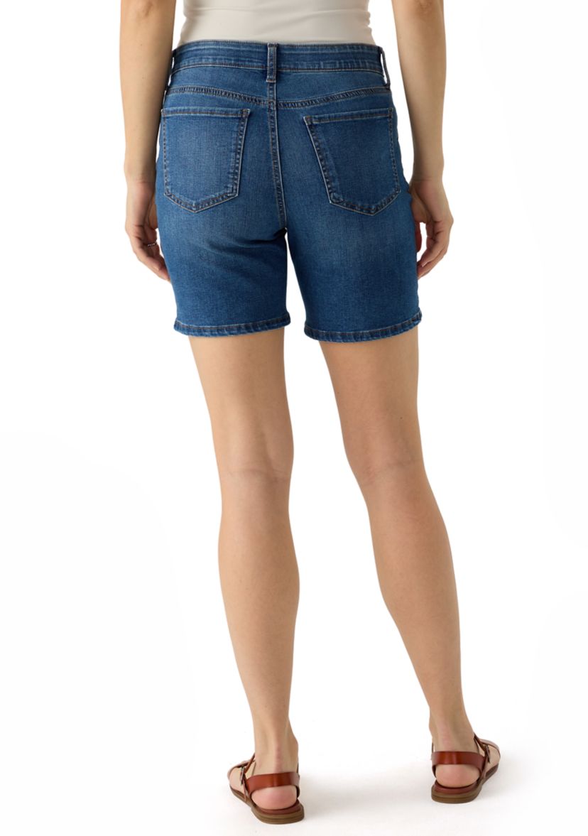 Womens 5-Pocket Denim Shorts