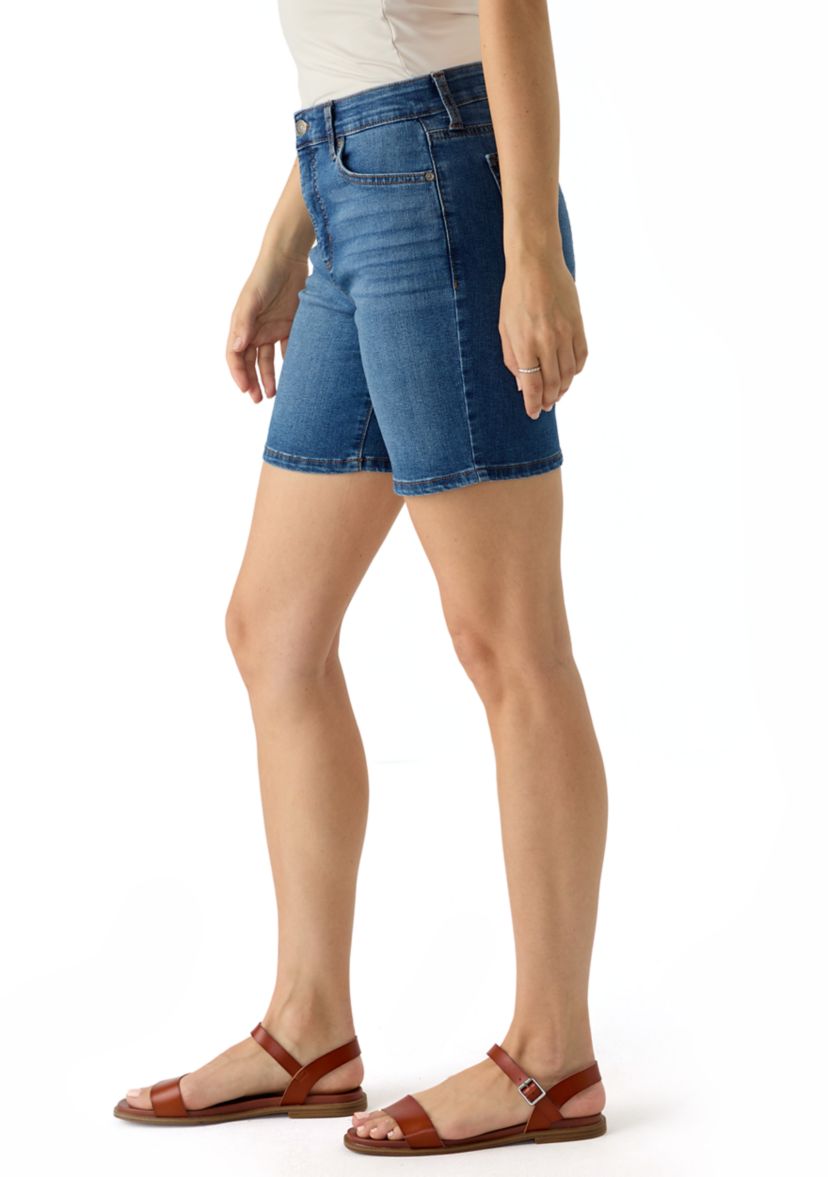 Womens 5-Pocket Denim Shorts