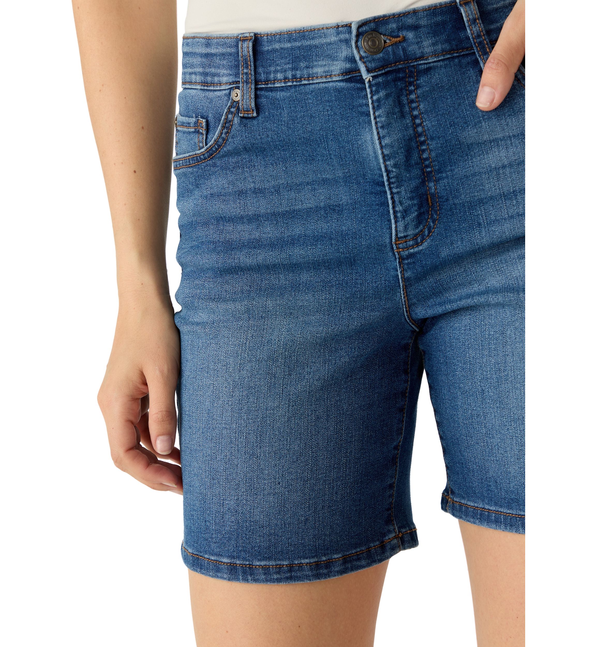 Womens 5-Pocket Denim Shorts