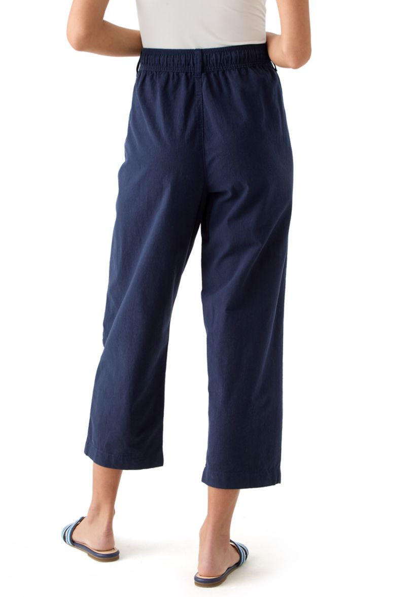 Petite Cropped Capri Pants