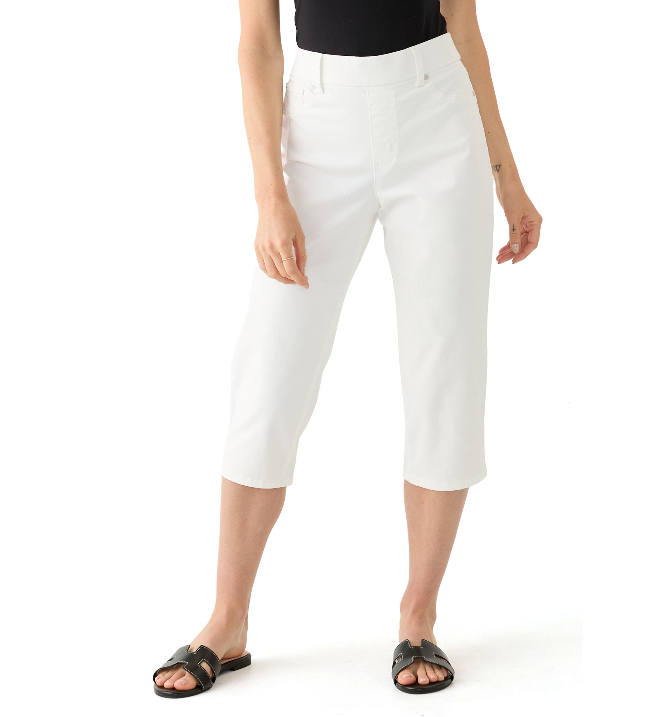 Petite Denim Capri Pants
