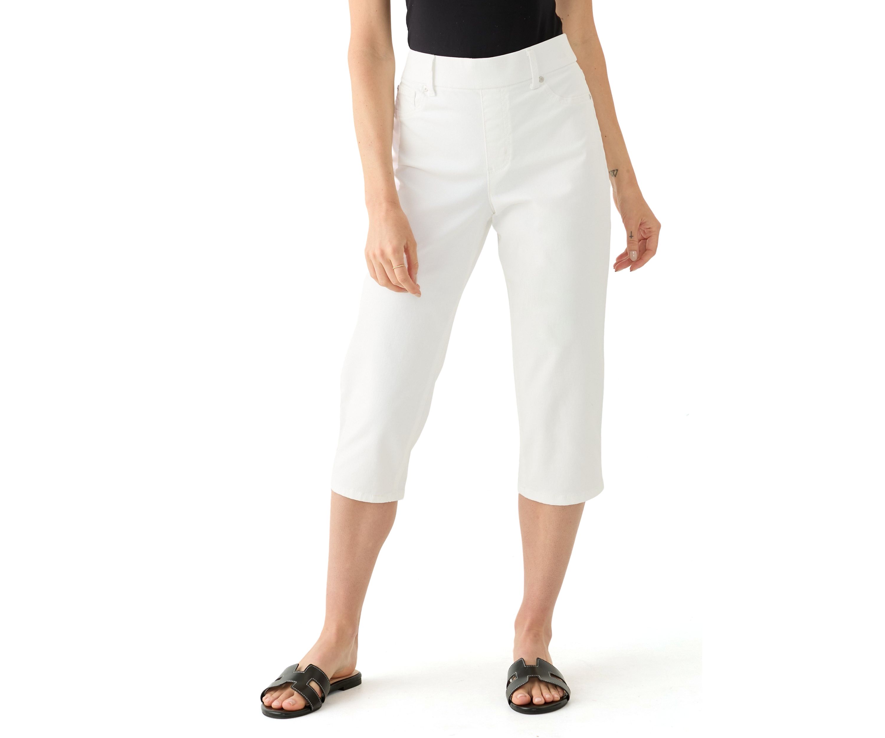 Petite Denim Capri Pants