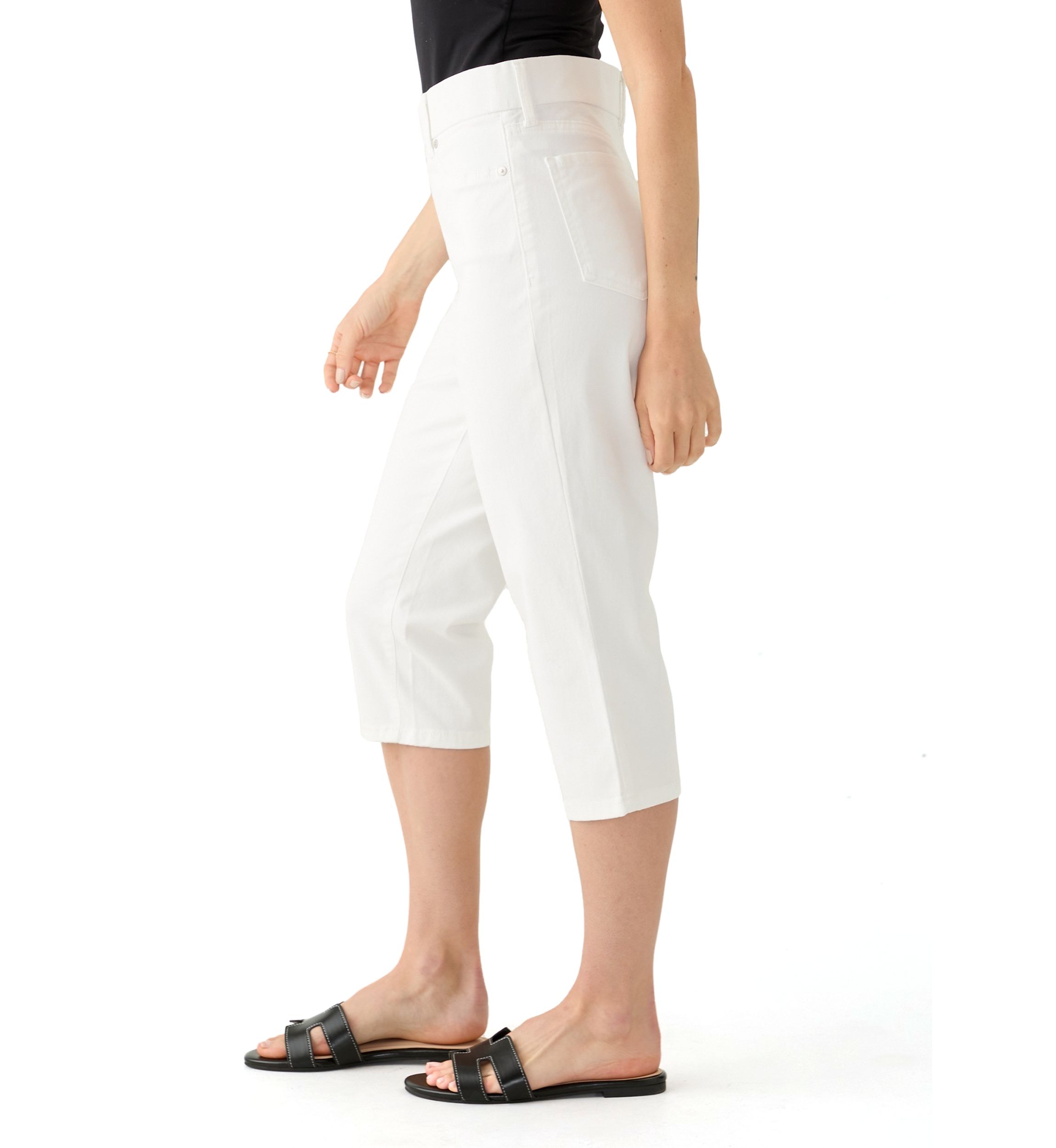 Petite Denim Capri Pants