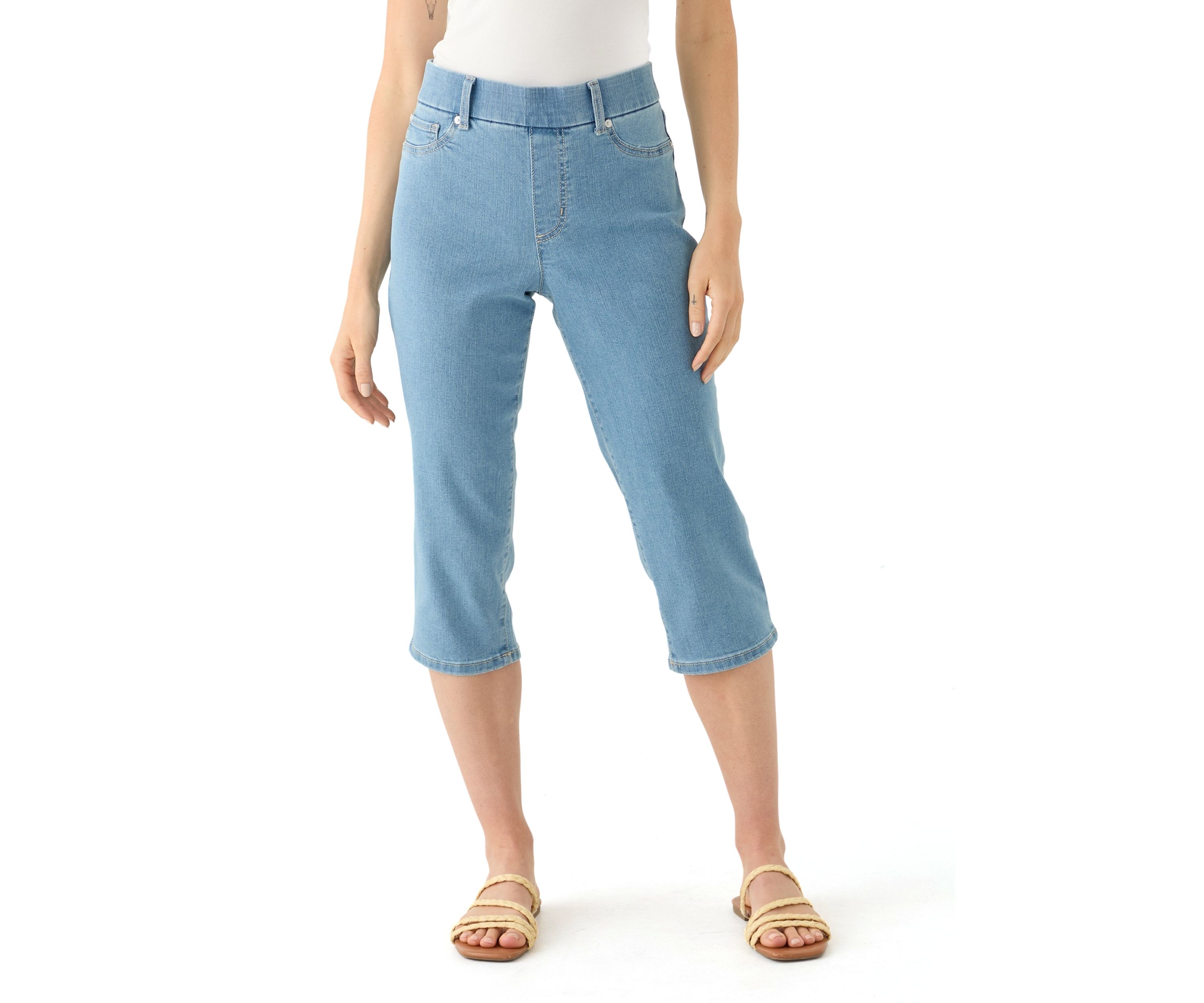 Petite Denim Capri Pants