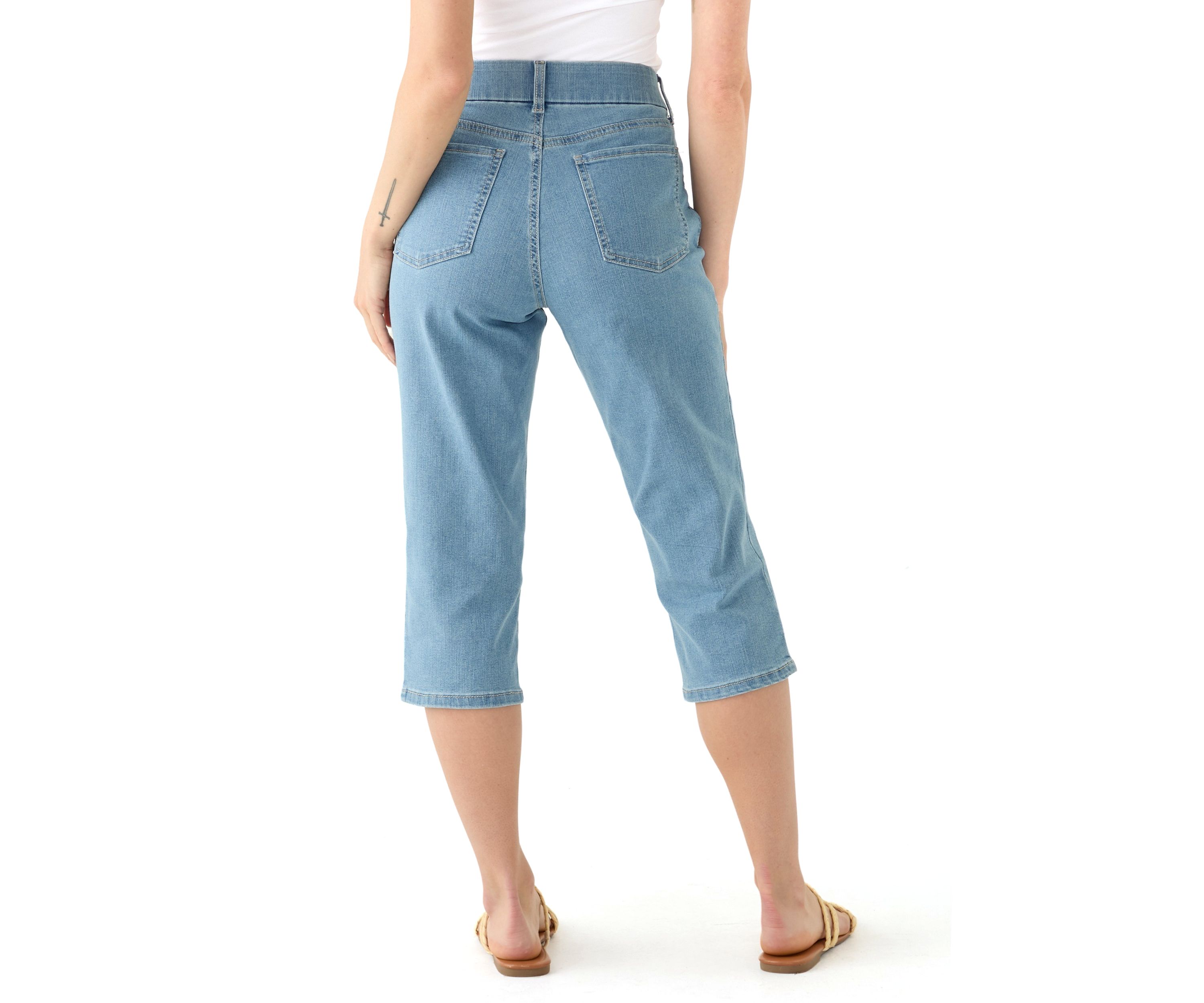 Petite Denim Capri Pants