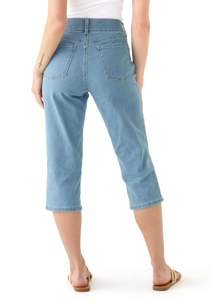 Petite Denim Capri Pants