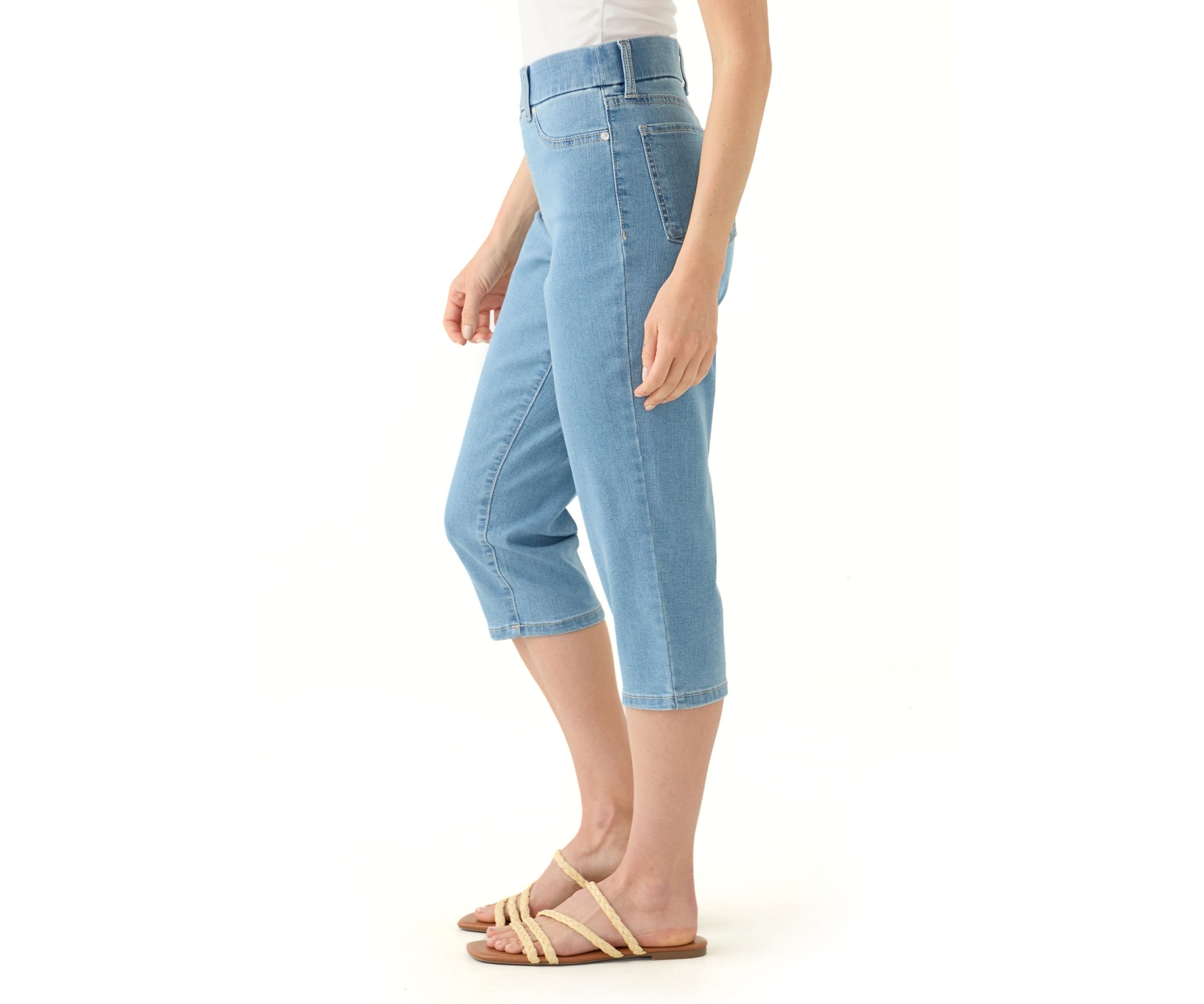Petite Denim Capri Pants
