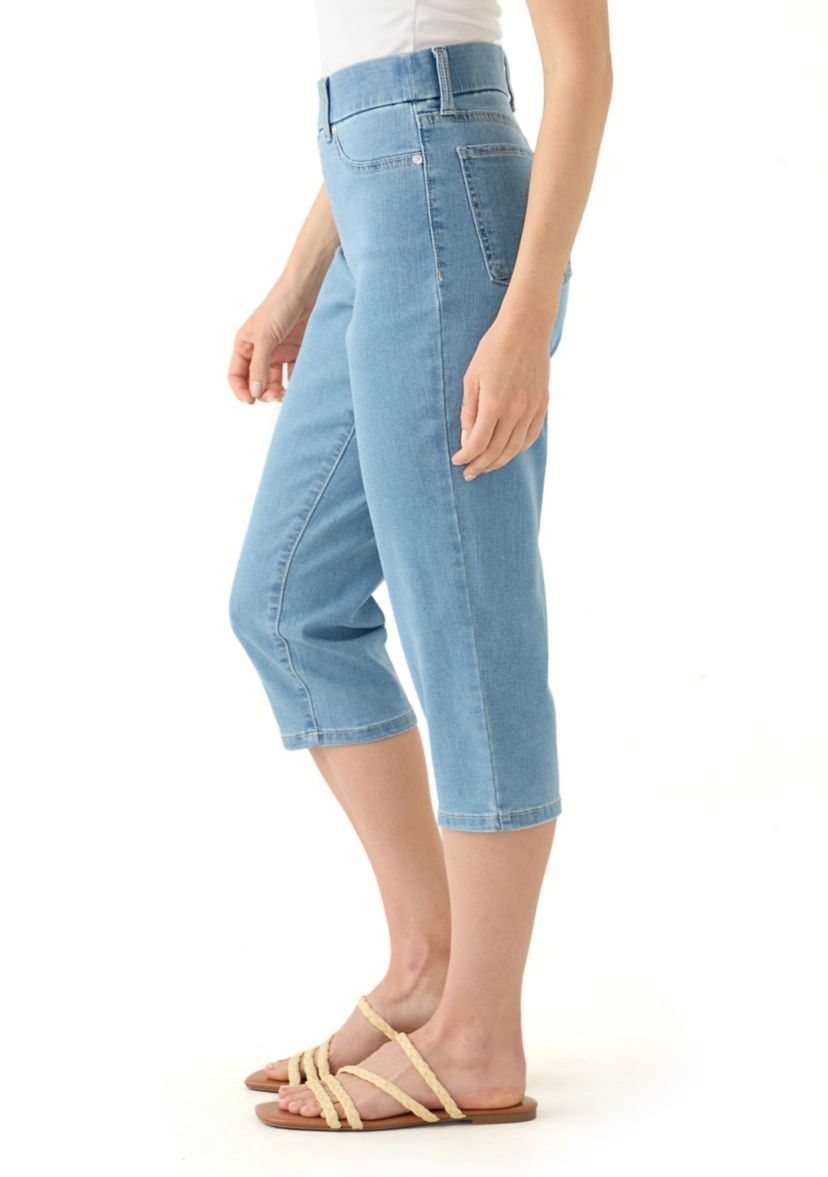 Petite Denim Capri Pants