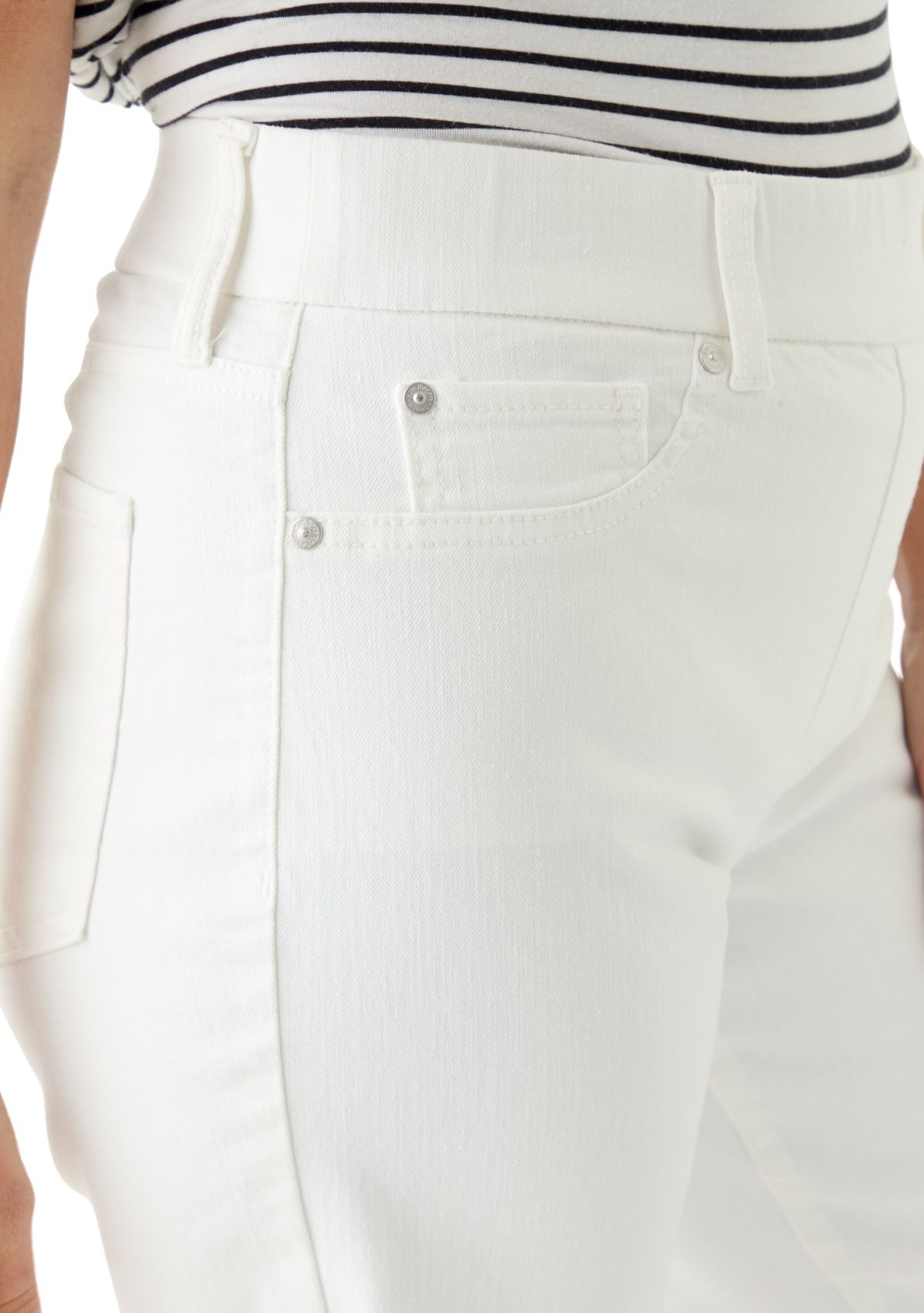 Petite Denim Bermuda Shorts