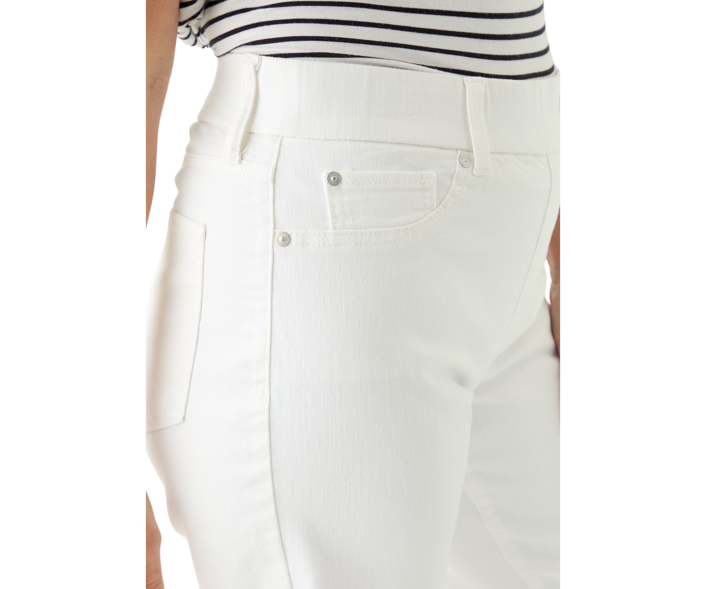 Petite Denim Bermuda Shorts