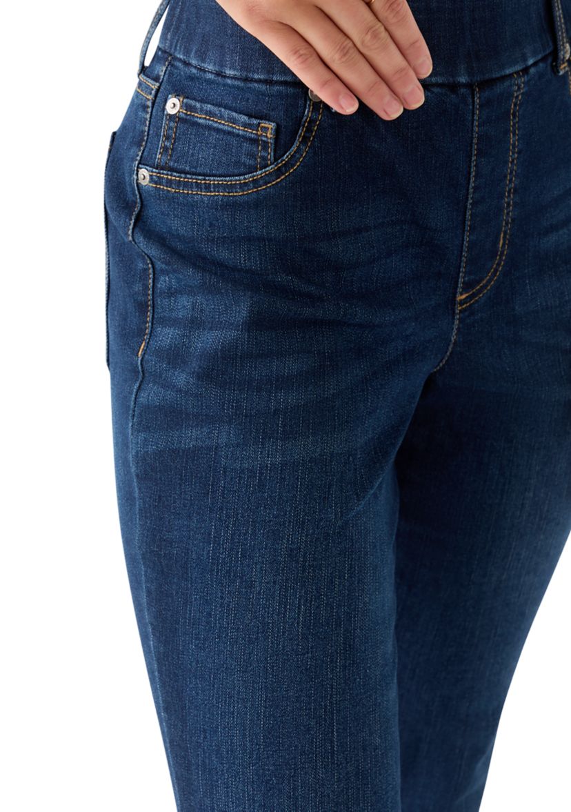 Petite Pull On Bootcut Jeans