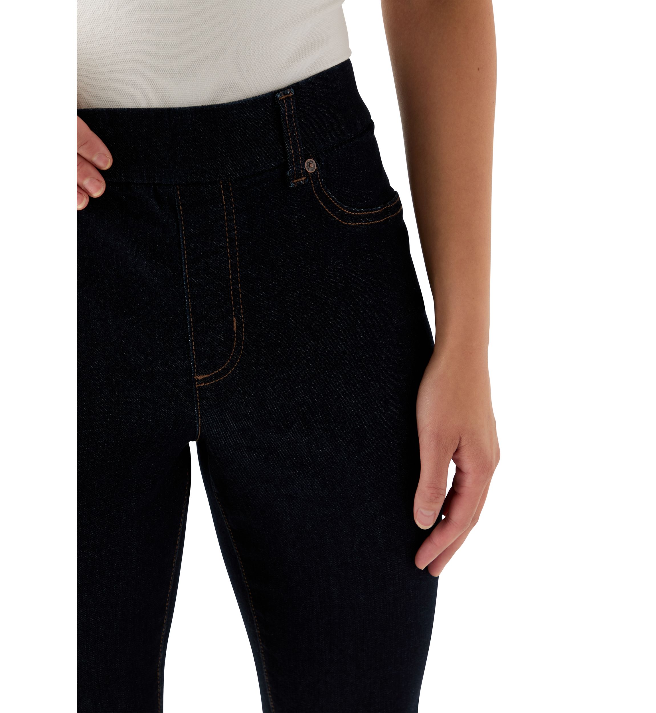 Petite Pull On Bootcut Jeans