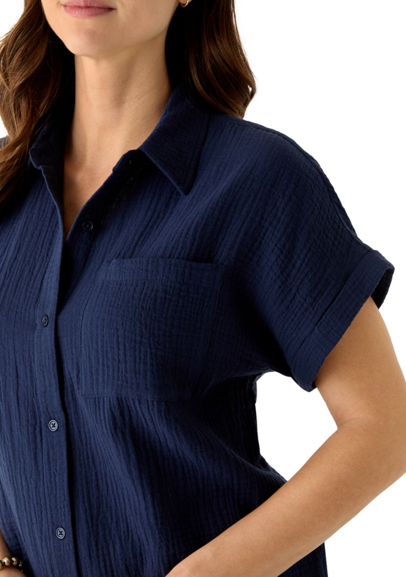 Kim Rogers® Women's Gauze Camp Shirt | Belk
