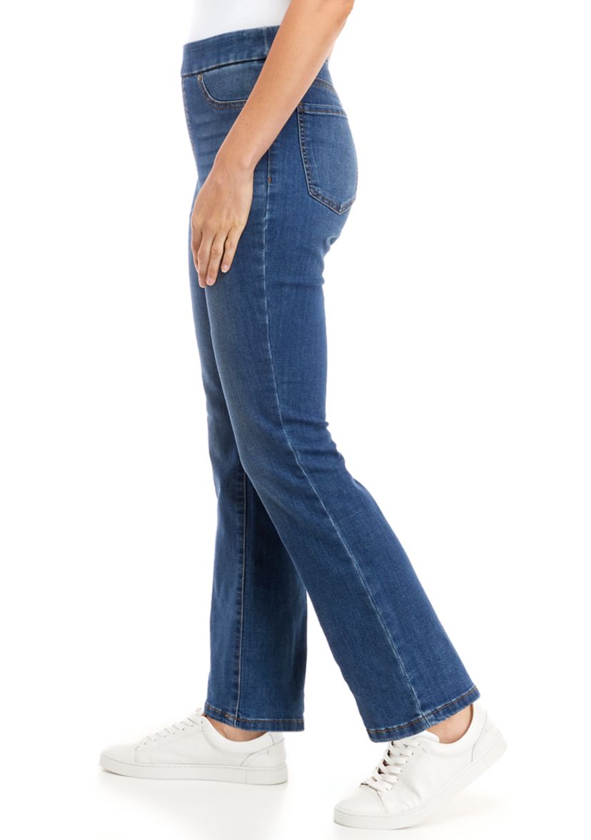 Womens Pull On Denim Jeans - Short