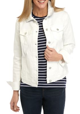 Kim Rogers® Women's White Denim Jacket | belk