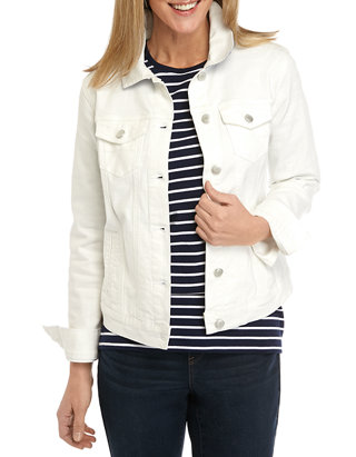 Kim Rogers® Women's White Denim Jacket | belk