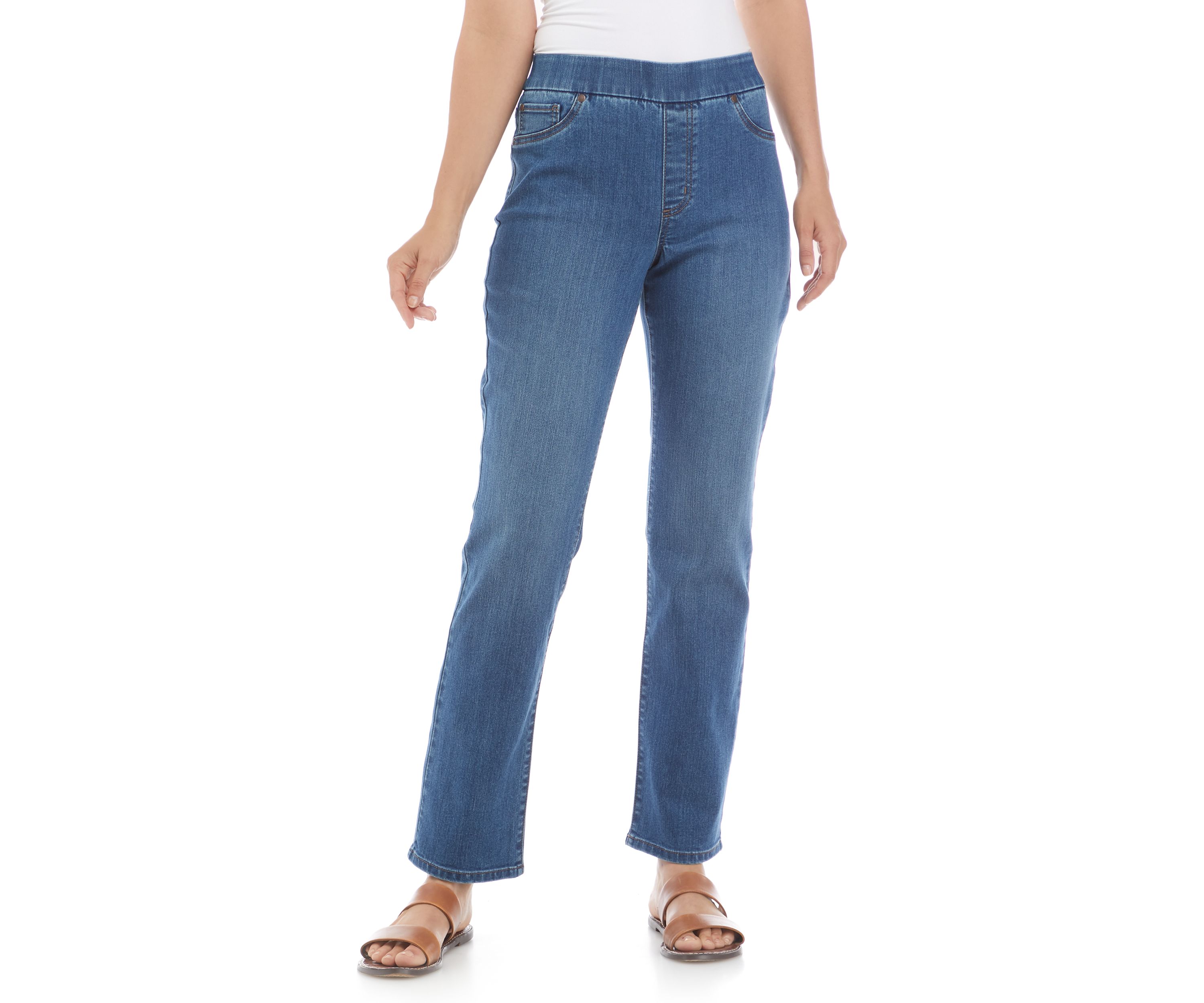 Womens Pull On Denim Jeans