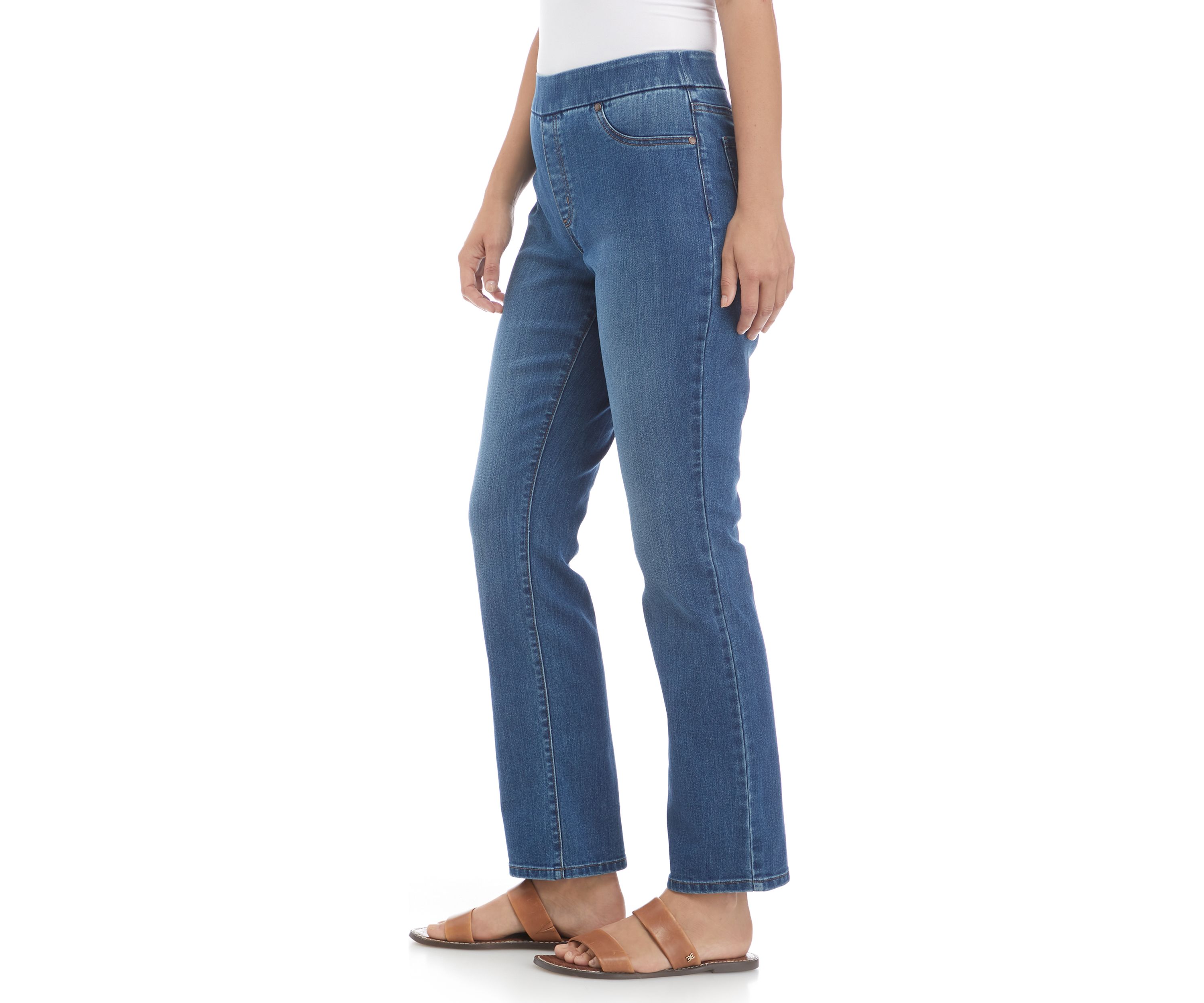 Womens Pull On Denim Jeans