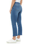 Womens Pull On Denim Jeans - Short