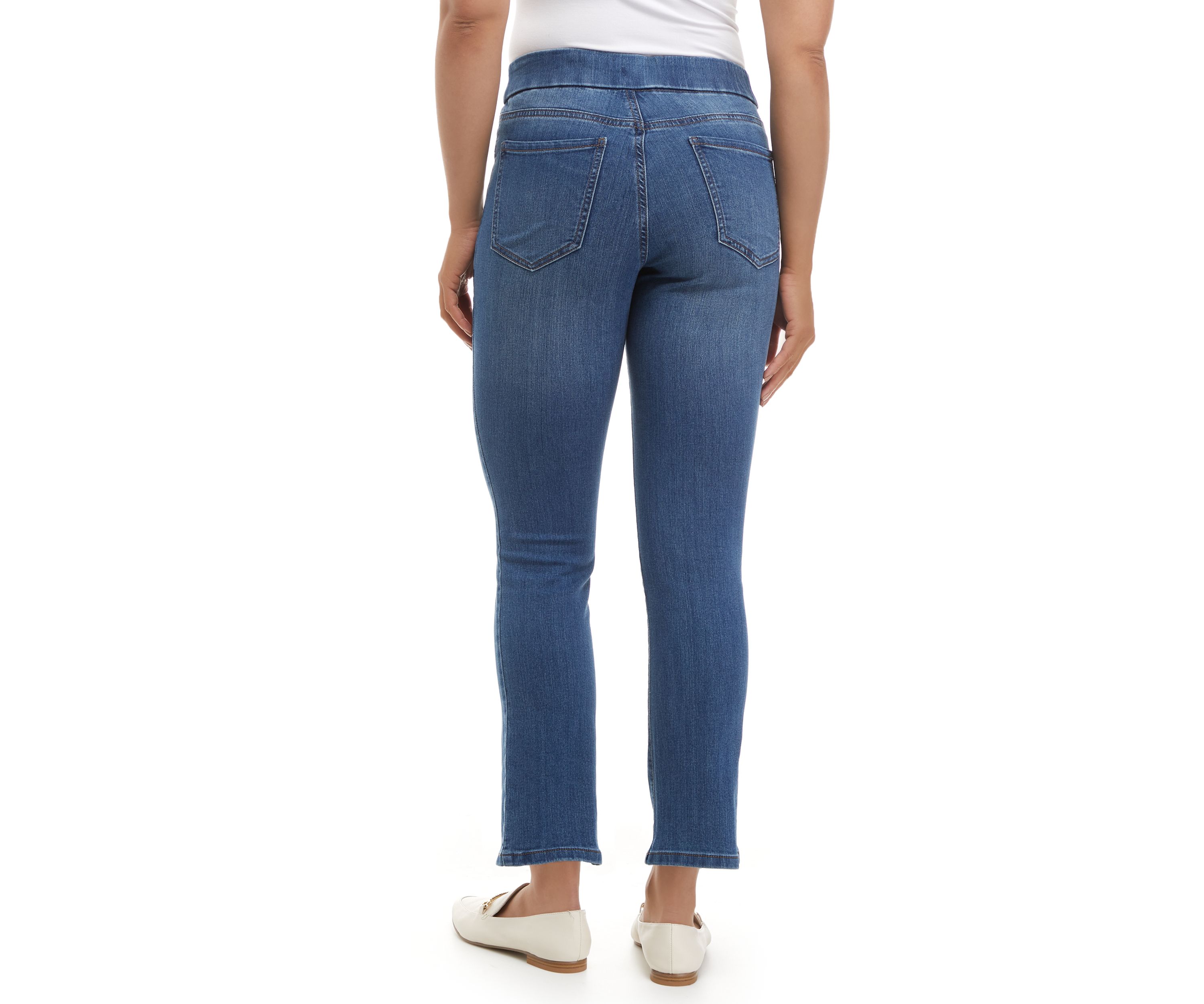 Petite Pull On Denim Jeans 