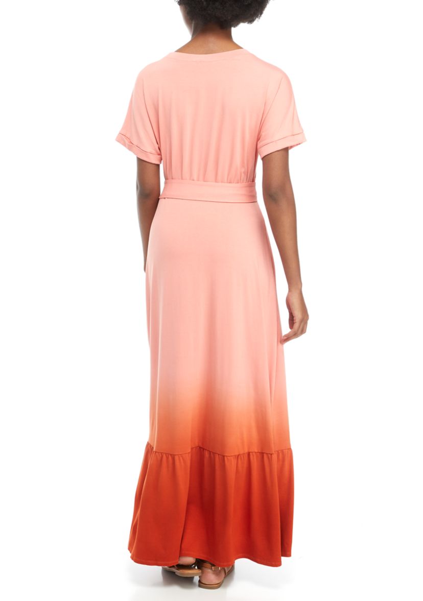 Petite Short Sleeve Juliana Crepe Dress 