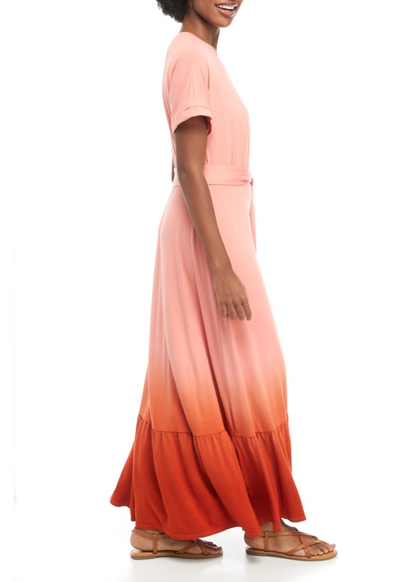 Petite Short Sleeve Juliana Crepe Dress 