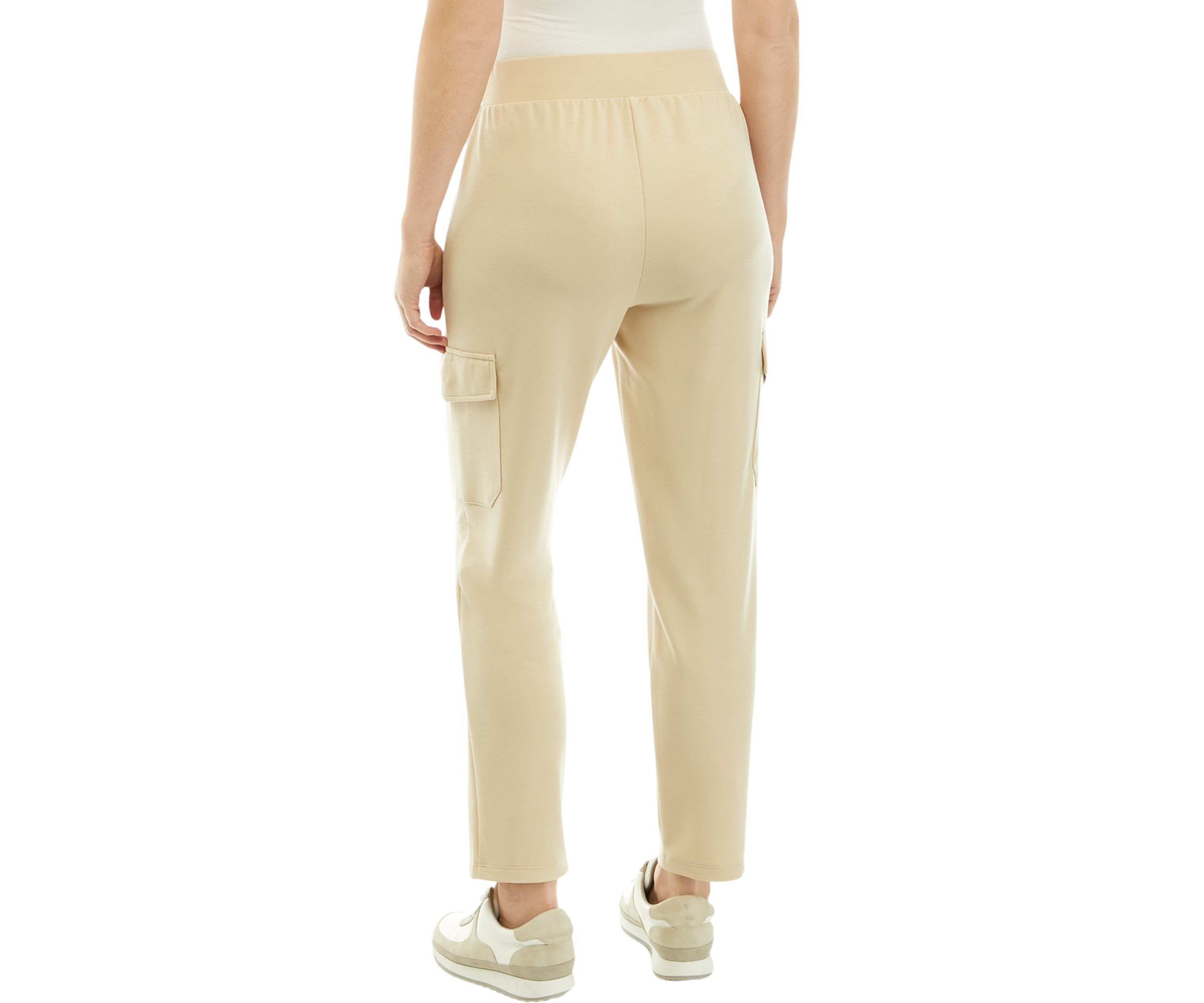 Petite Soft Terry Cargo Pants