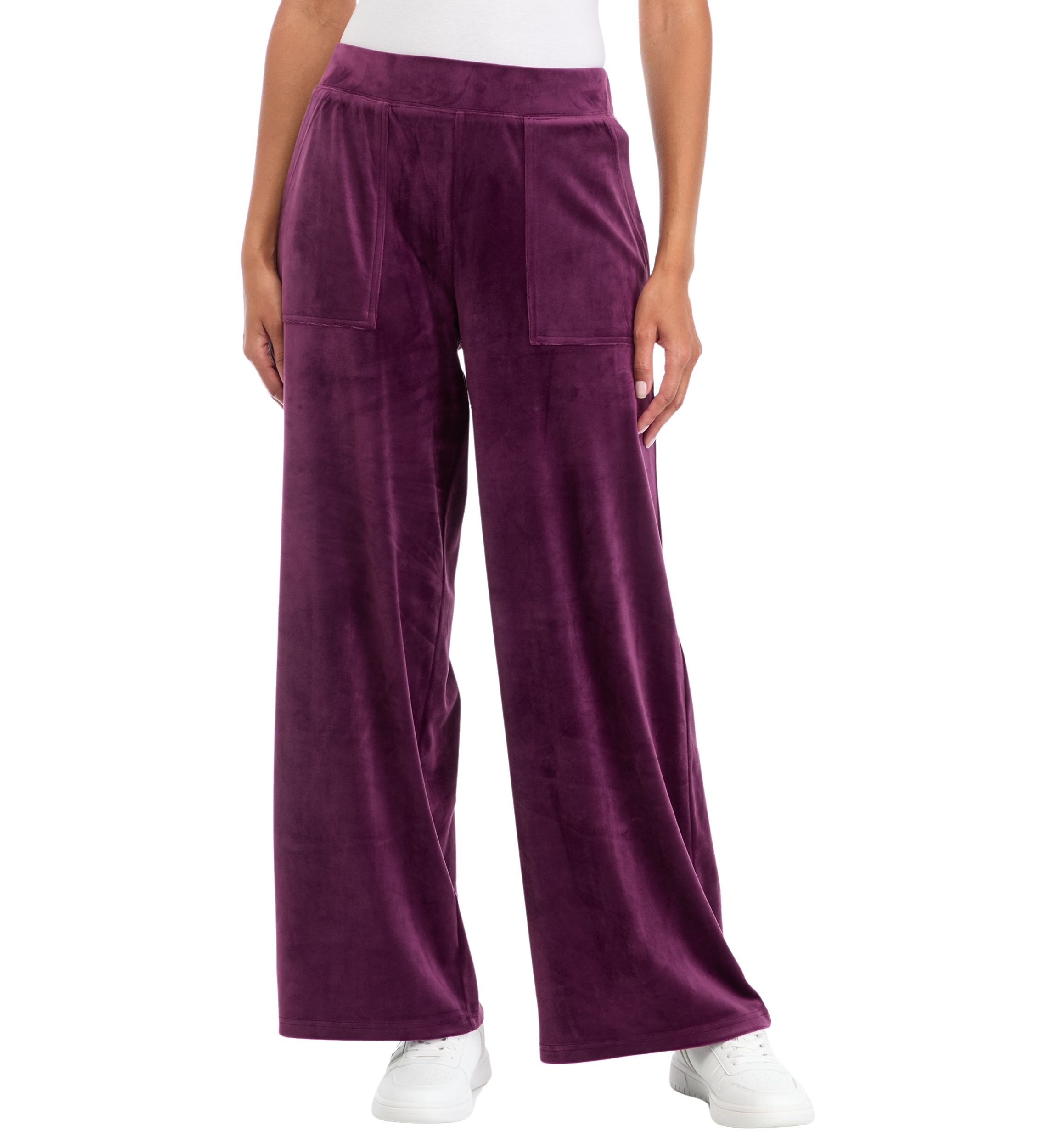 Velour Wide Leg Pants