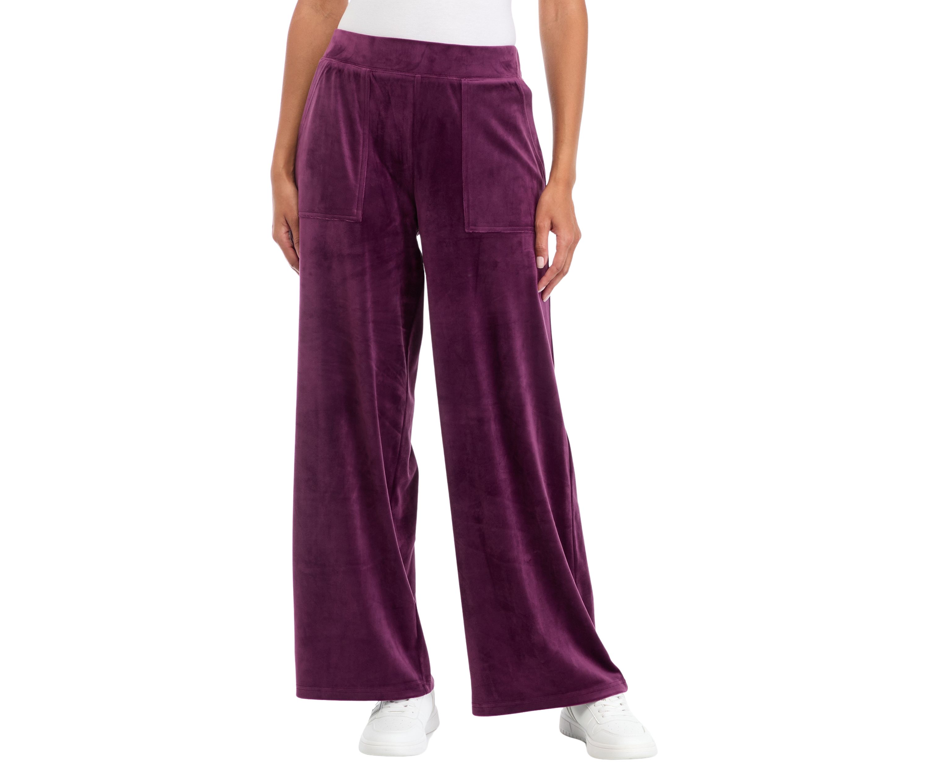 Velour Wide Leg Pants
