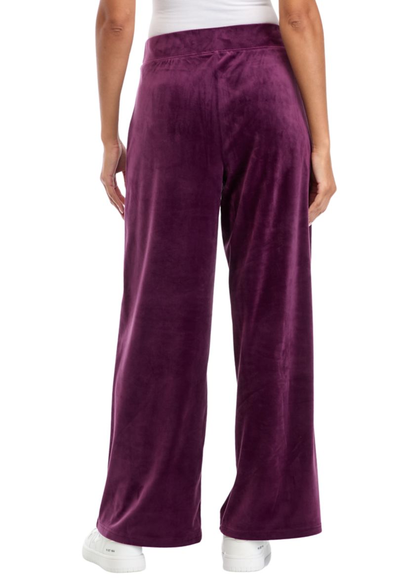 Velour Wide Leg Pants