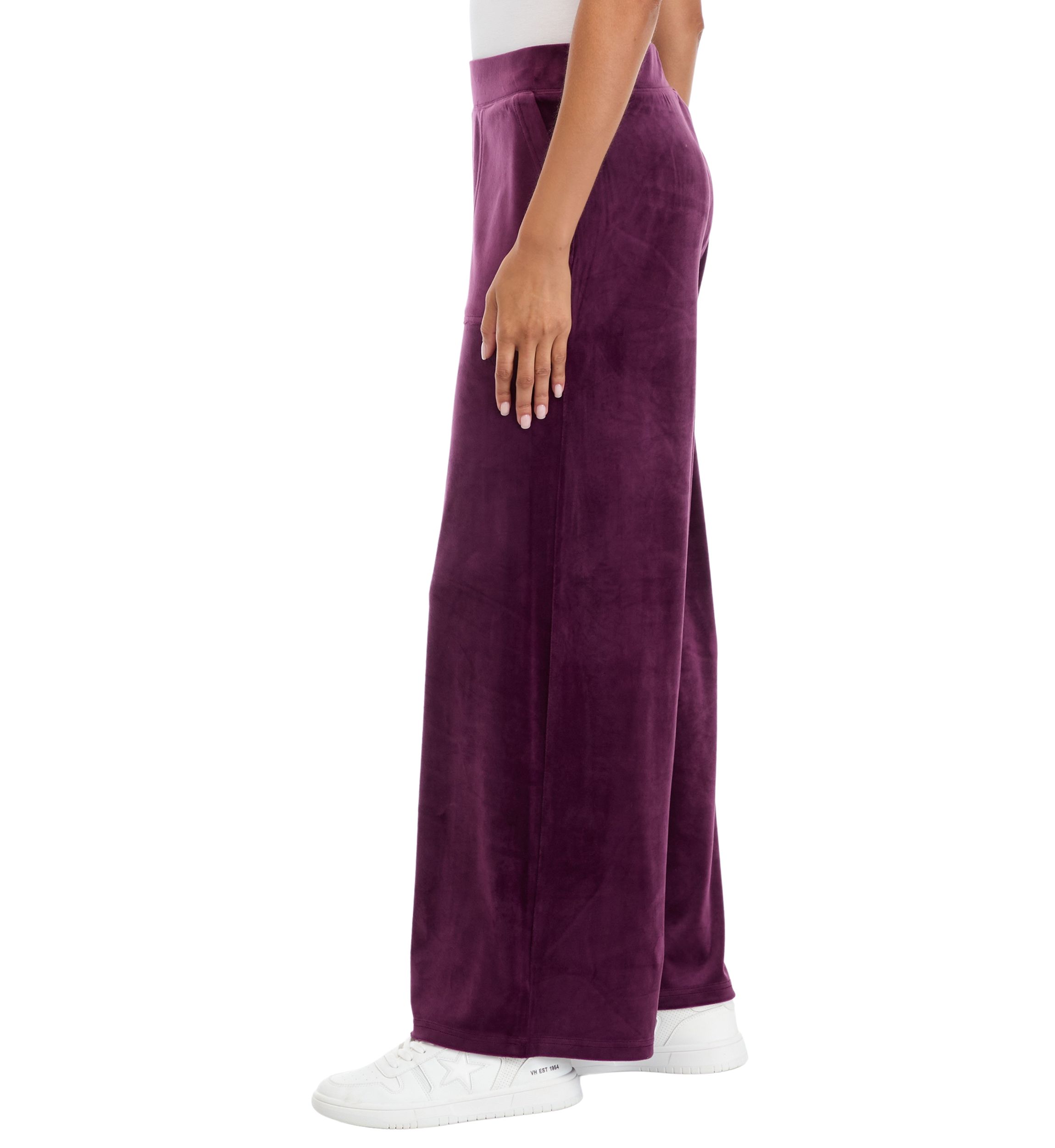 Velour Wide Leg Pants