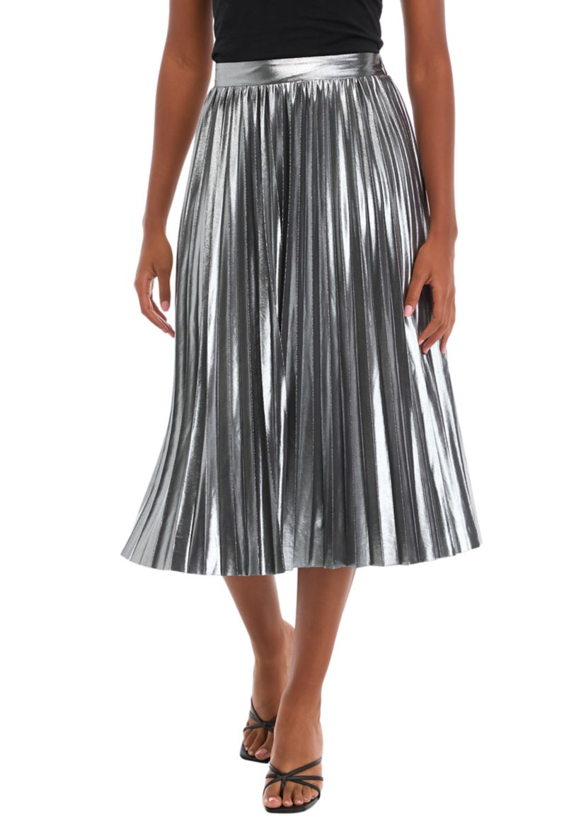 Womens Sunburst Pleat Skirt