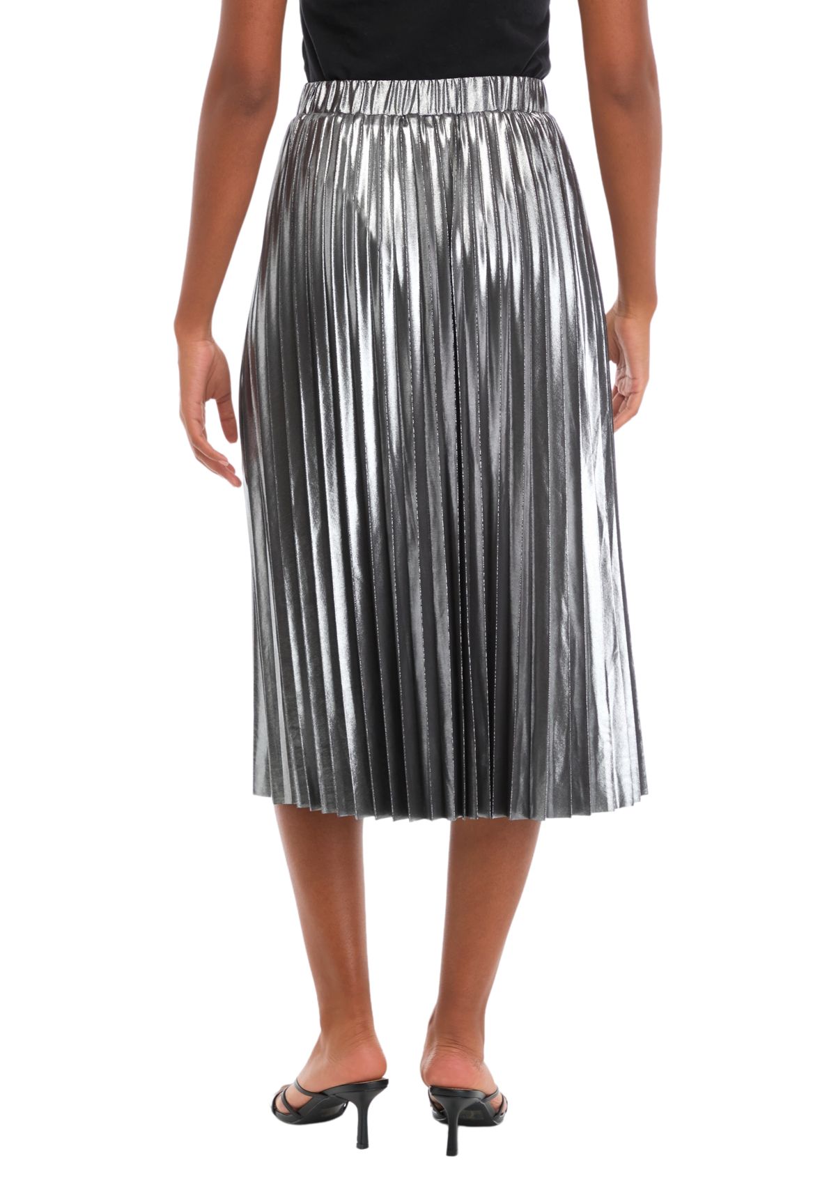 Womens Sunburst Pleat Skirt