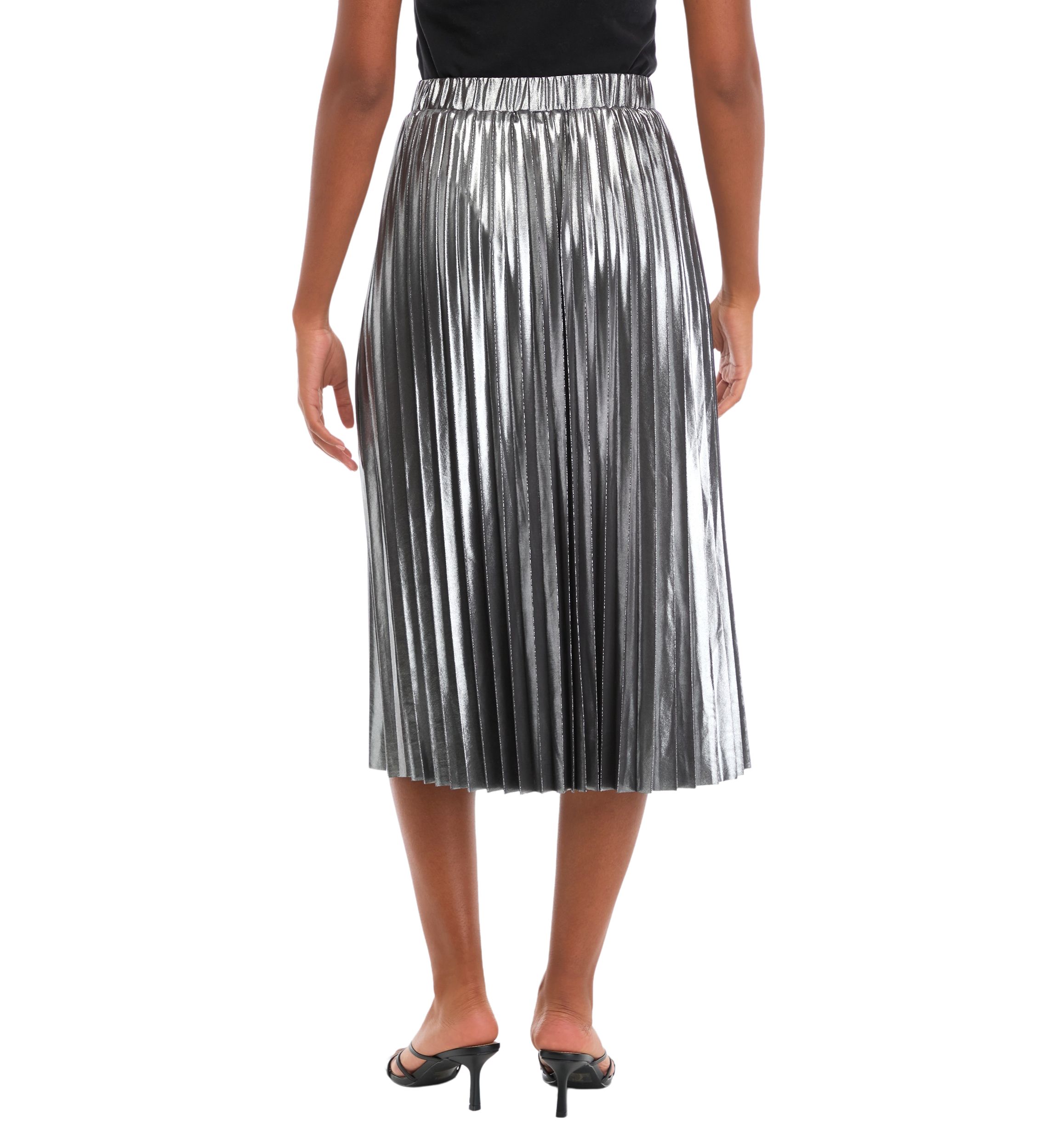 Womens Sunburst Pleat Skirt