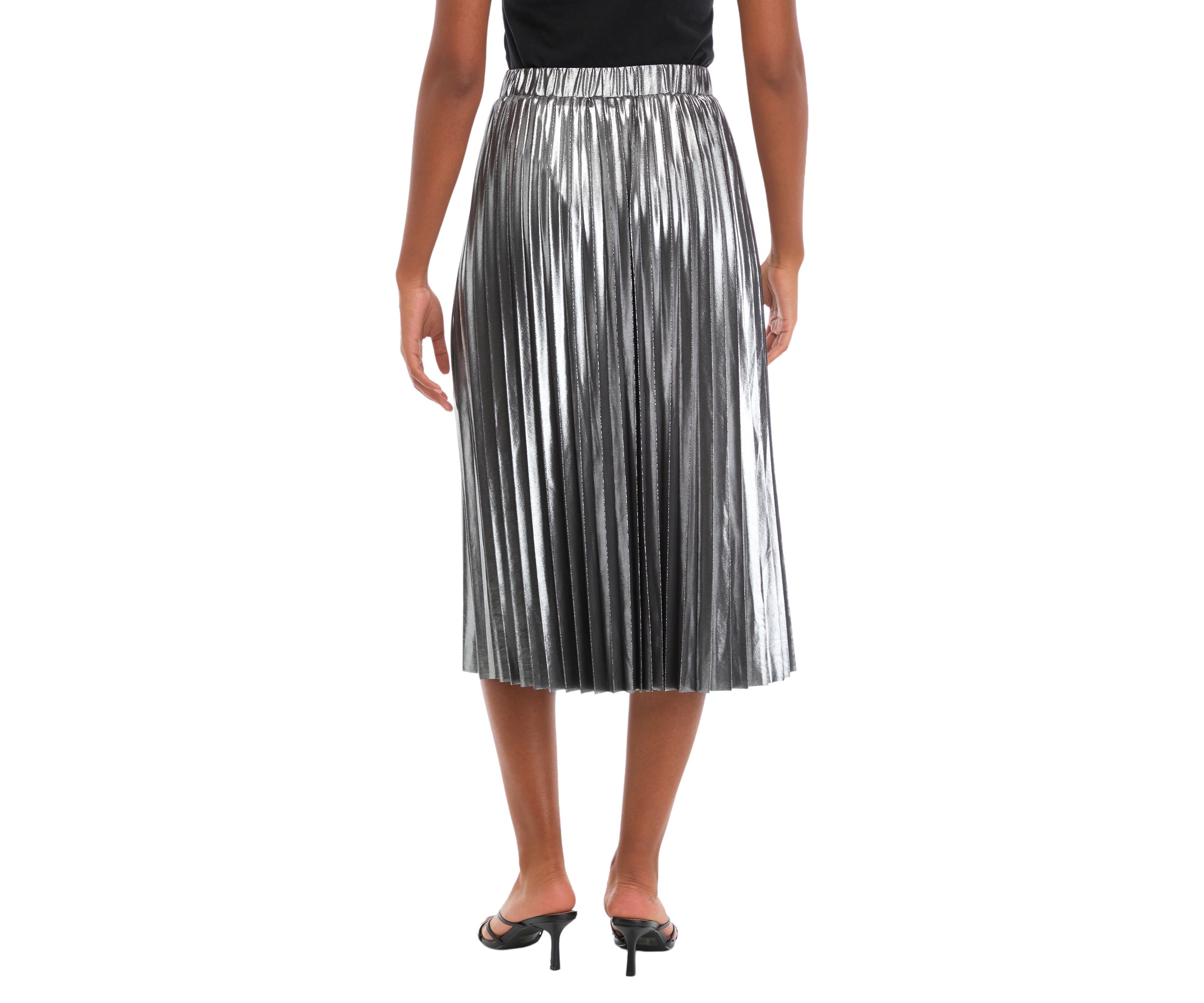 Womens Sunburst Pleat Skirt