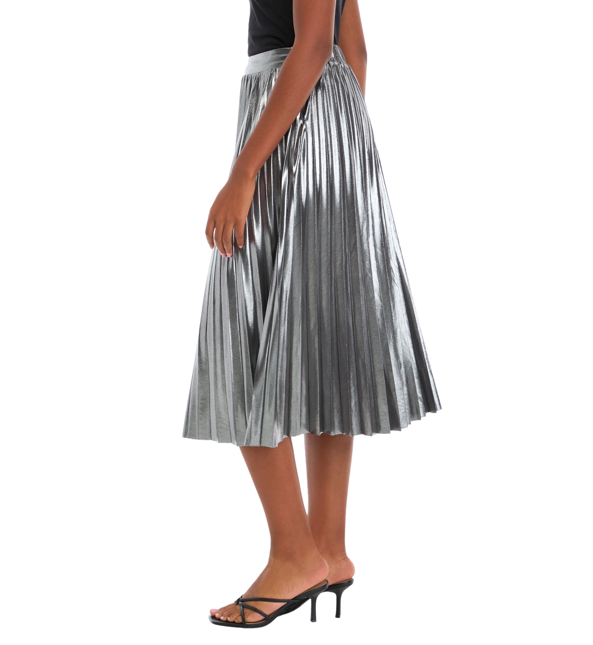 Womens Sunburst Pleat Skirt