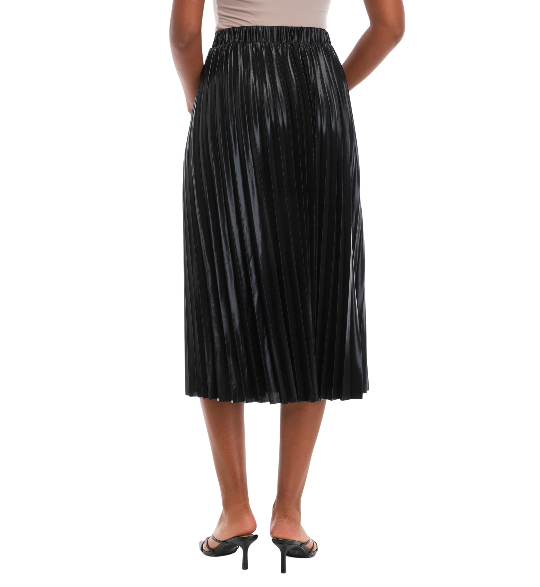 Petite Sunburst Pleated Skirt