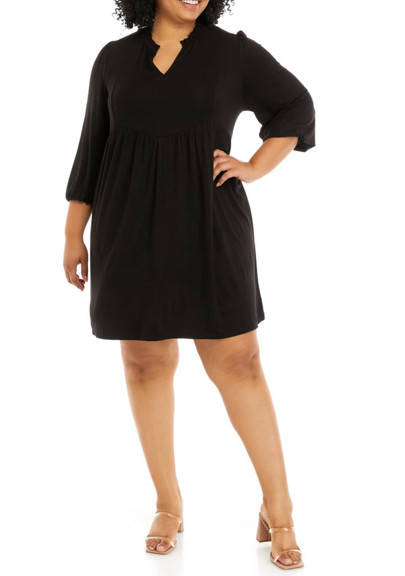 Plus Size Julianna Crepe Dress