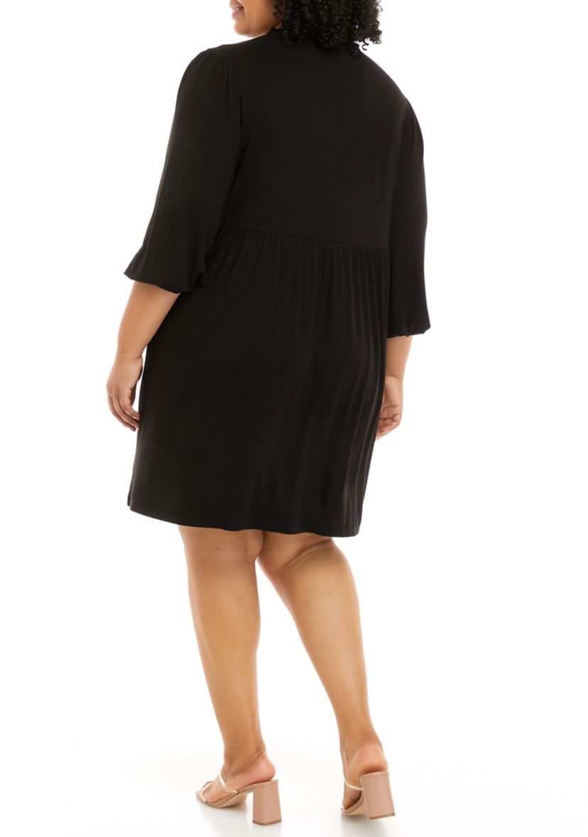Plus Size Julianna Crepe Dress