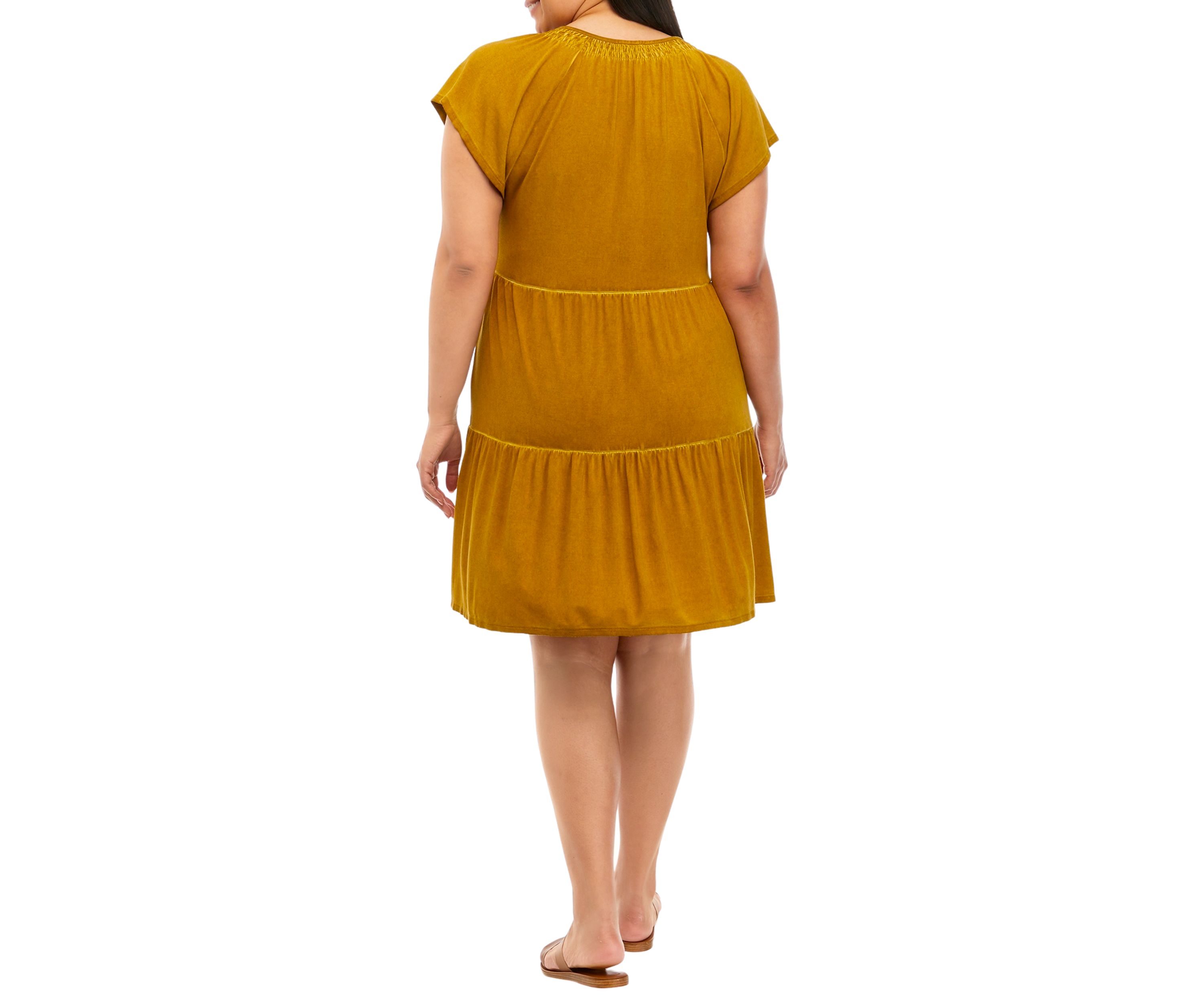 Plus Size Tiered Dress