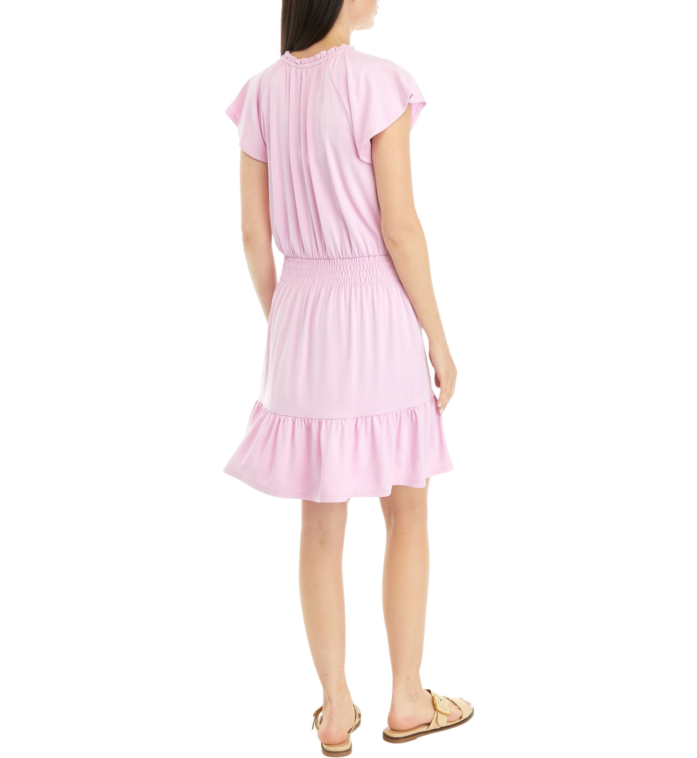 Petite Smocked Waist Mini Dress