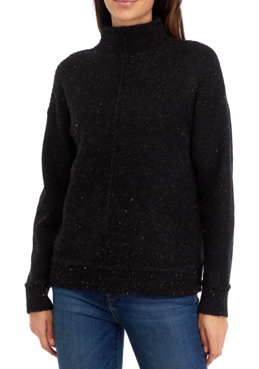 Womens High Funnel Neck Sweater 