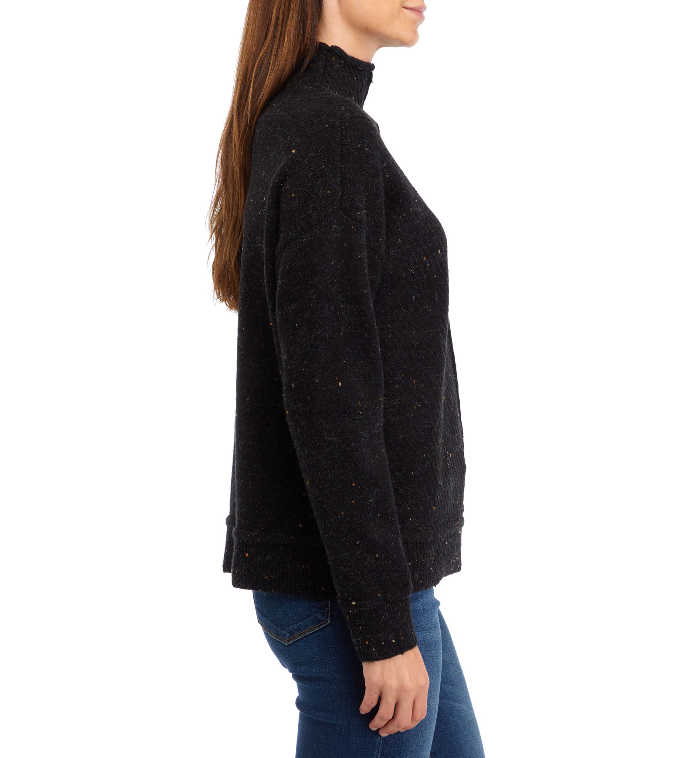 Womens High Funnel Neck Sweater 
